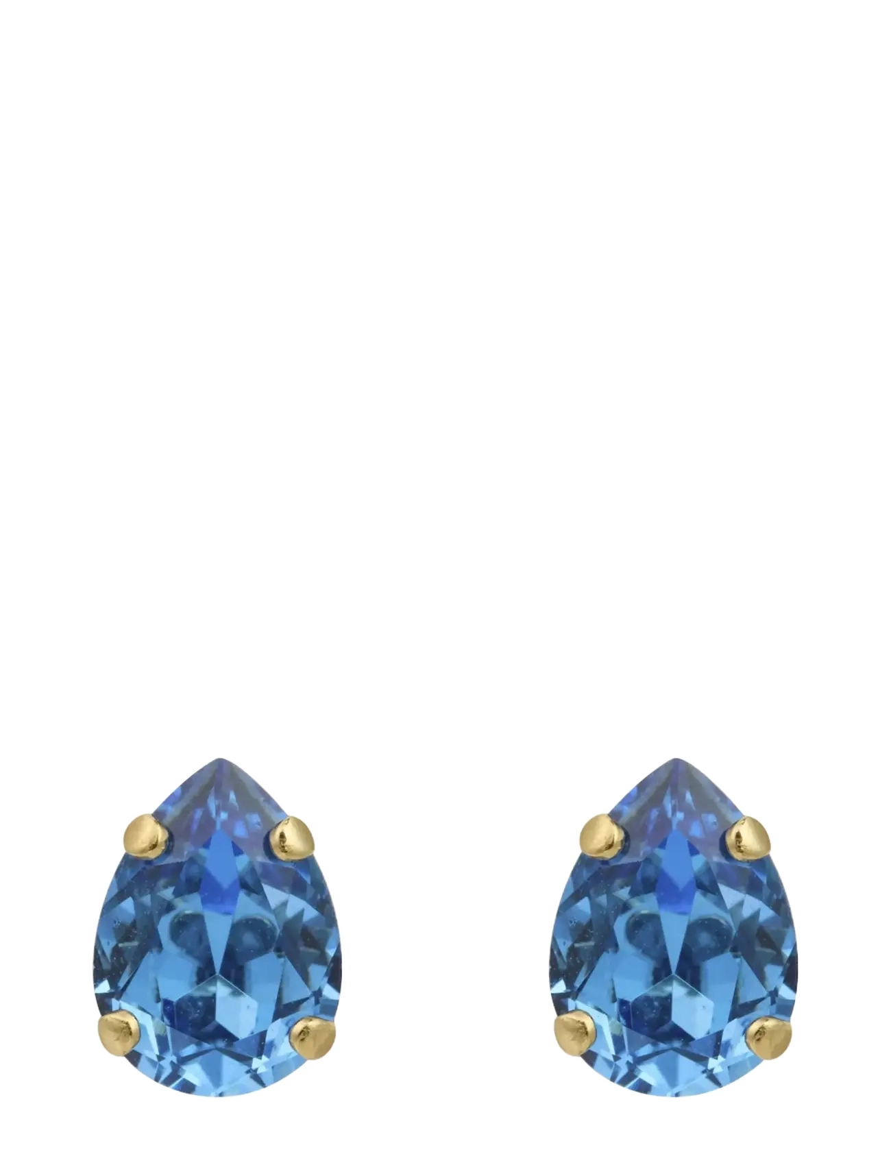 Caroline Svedbom AMELIA STUD EARRINGS GOLD - Smykker - RECREATED ICEBLUE / blue
