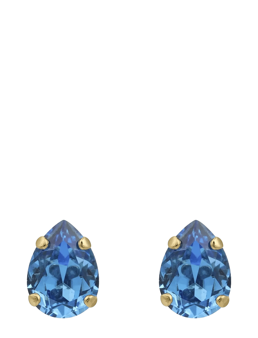 Caroline Svedbom - AMELIA STUD EARRINGS GOLD - Ørestikker - recreated iceblue - 1