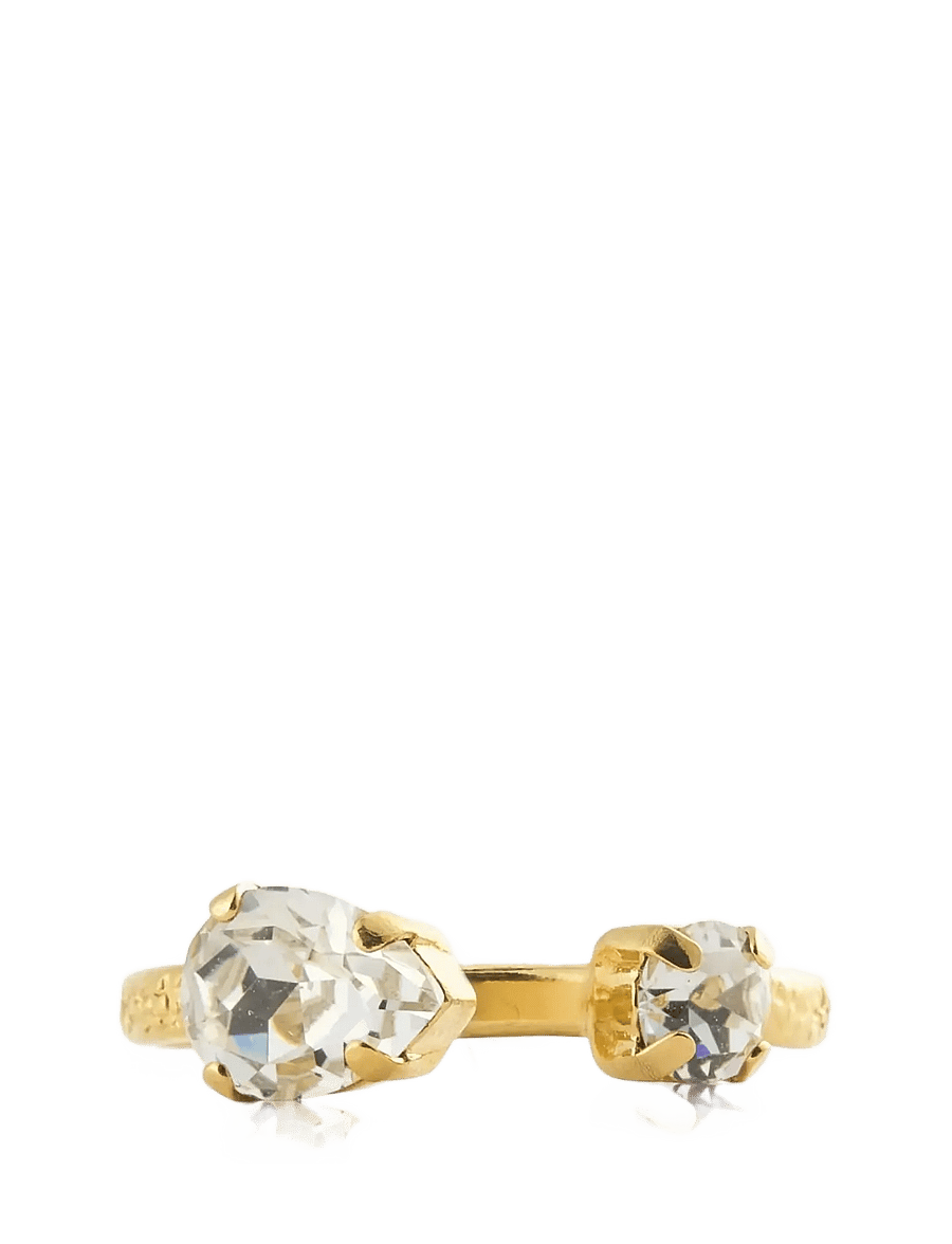 Caroline Svedbom - AMELIA RING GOLD - sõrmused - crystal - 1