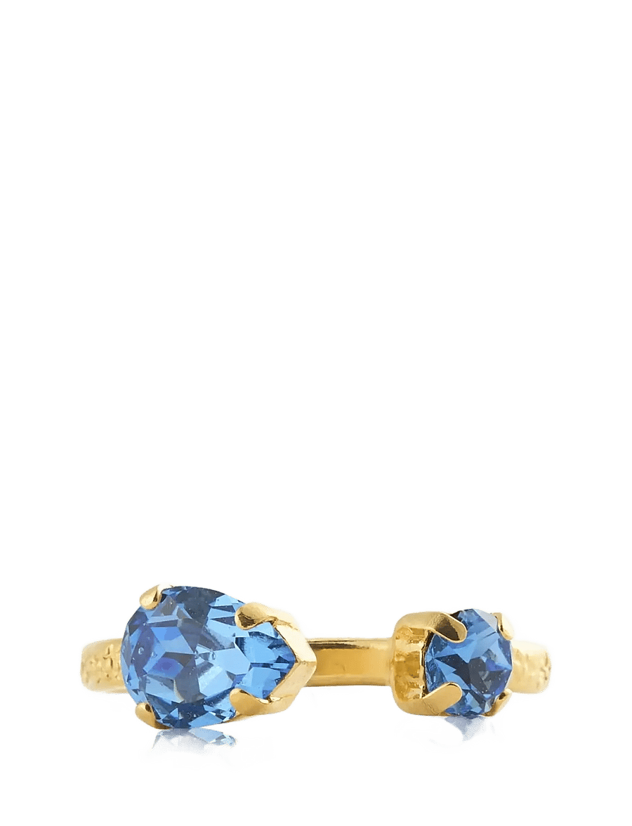 Caroline Svedbom - AMELIA RING GOLD - ringe - recreated iceblue - 1