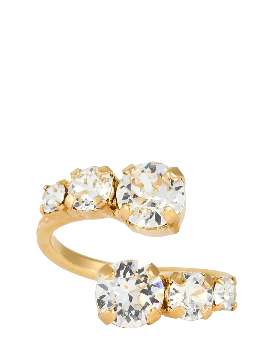 Caroline Svedbom - HALO RING GOLD - sõrmused - crystal - 1
