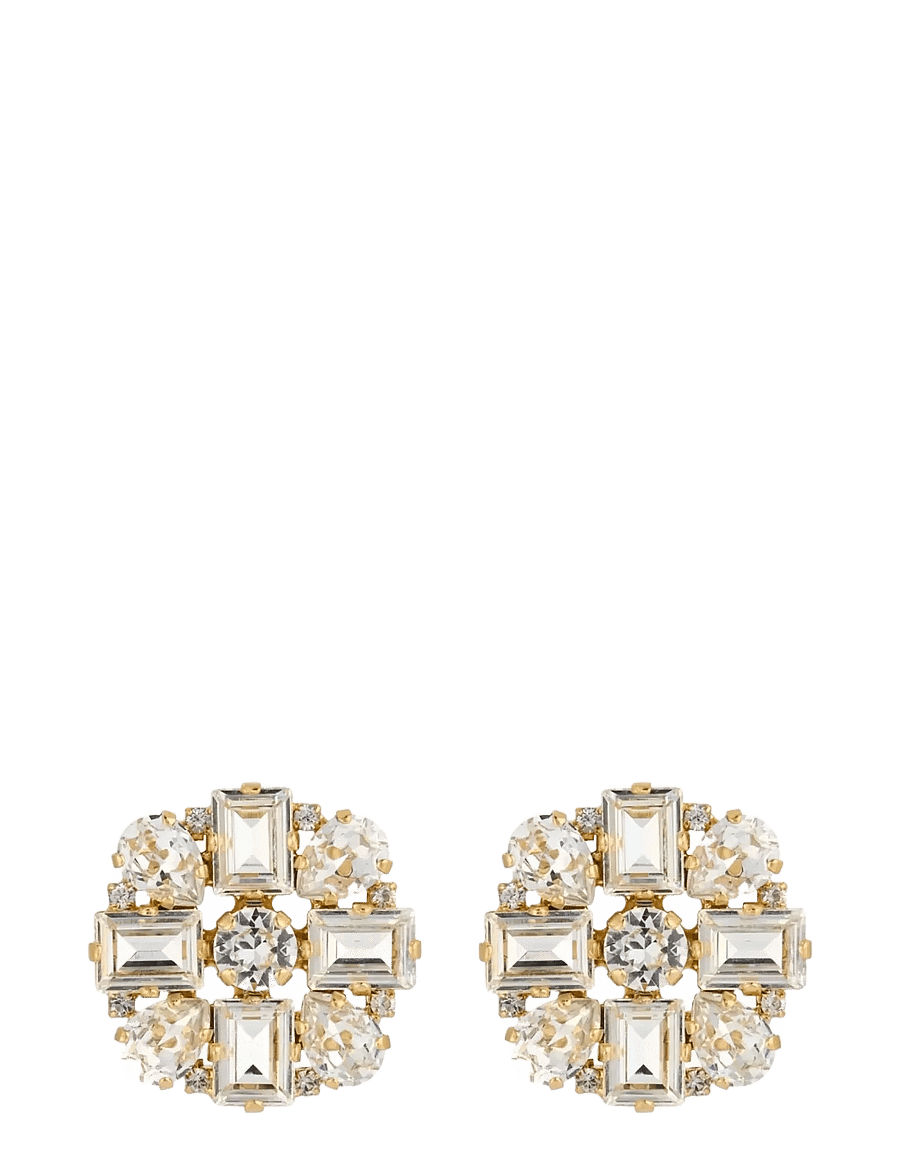 Caroline Svedbom - DIORA STATEMENT EARRINGS GOLD - statement kõrvarõngad - crystal - 1