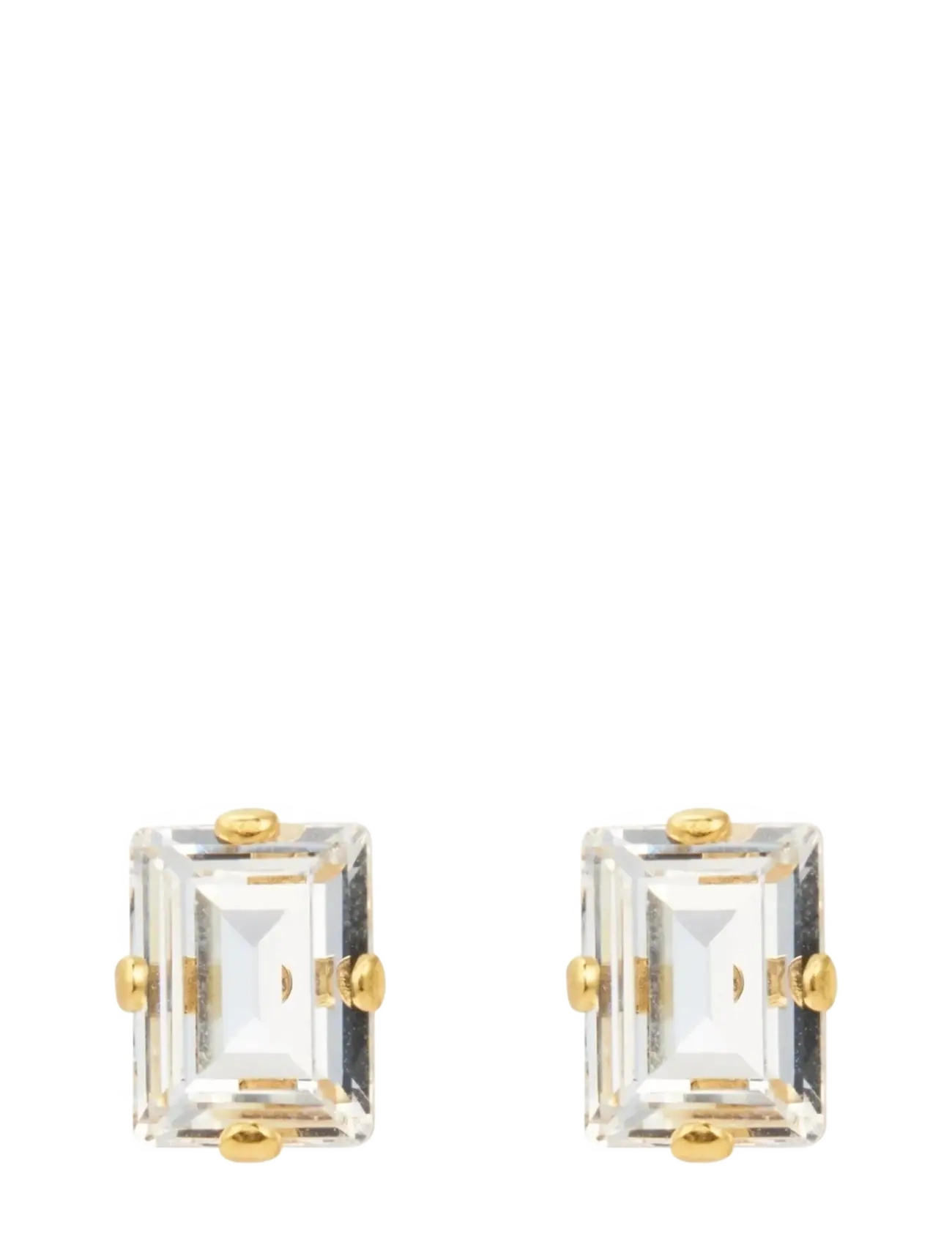 Caroline Svedbom DIORA STUD EARRINGSGOLD - Smykker - CRYSTAL / gold