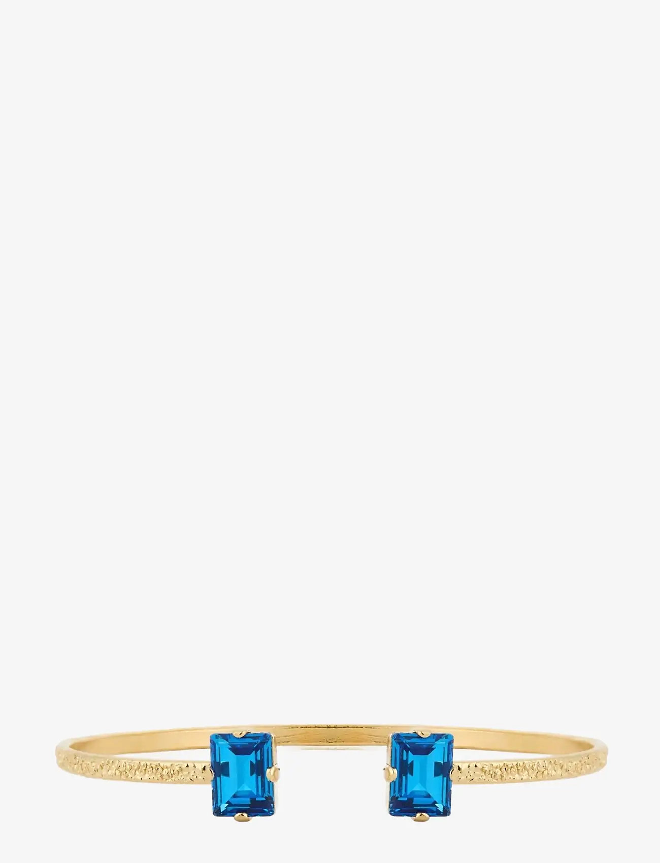 Caroline Svedbom - DIORA STUD BRACELETGOLD - armringe - recreated iceblue - 1