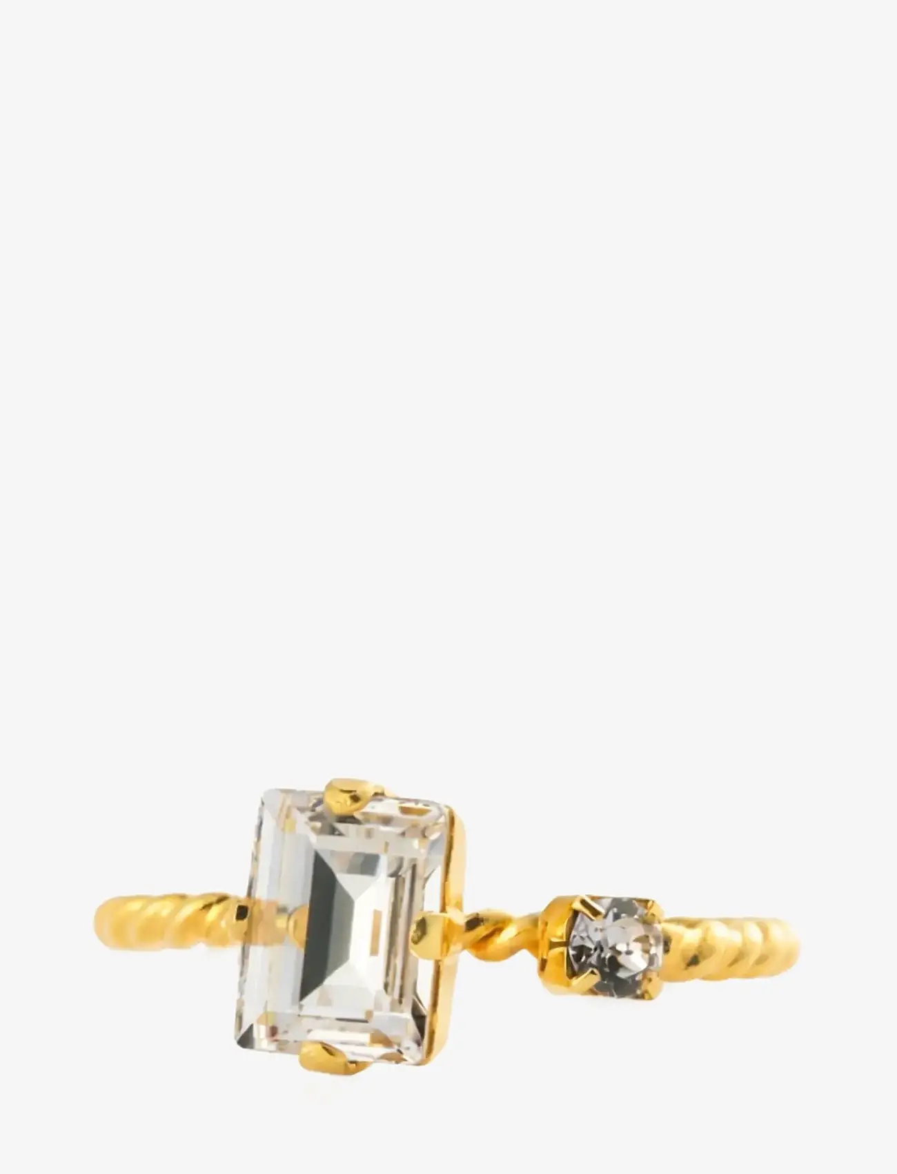 Caroline Svedbom - DIORA RING GOLD - ringar - crystal - 1