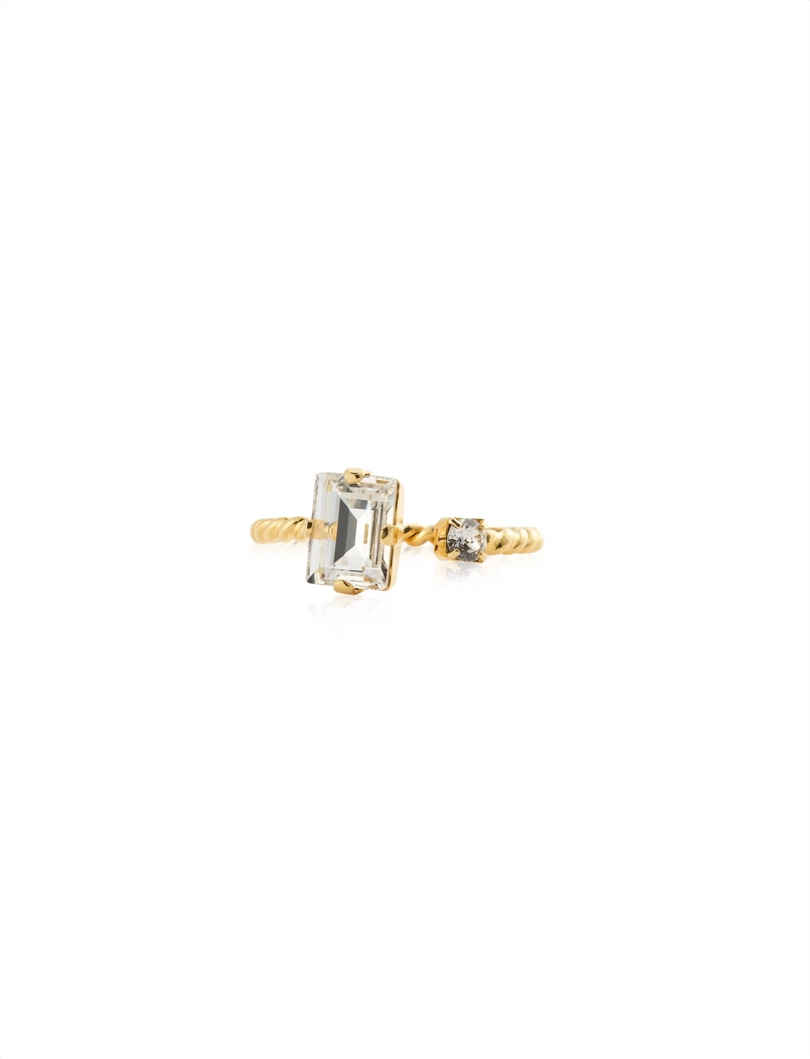 Caroline Svedbom - DIORA RING GOLD - sõrmused - crystal - 2