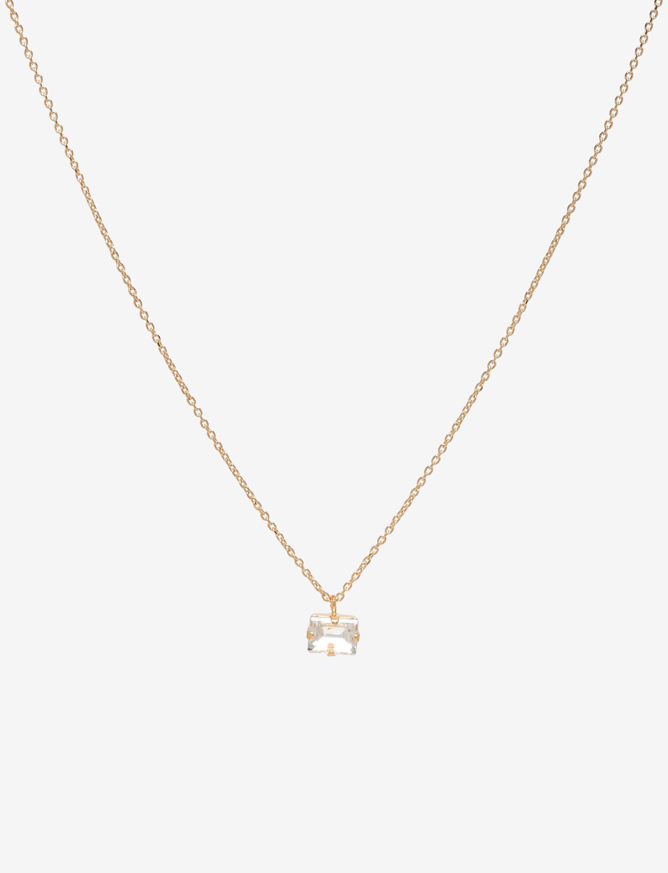 Caroline Svedbom - DIORA STUD NECKLACEGOLD - ripatsiga kaelakeed - crystal - 1