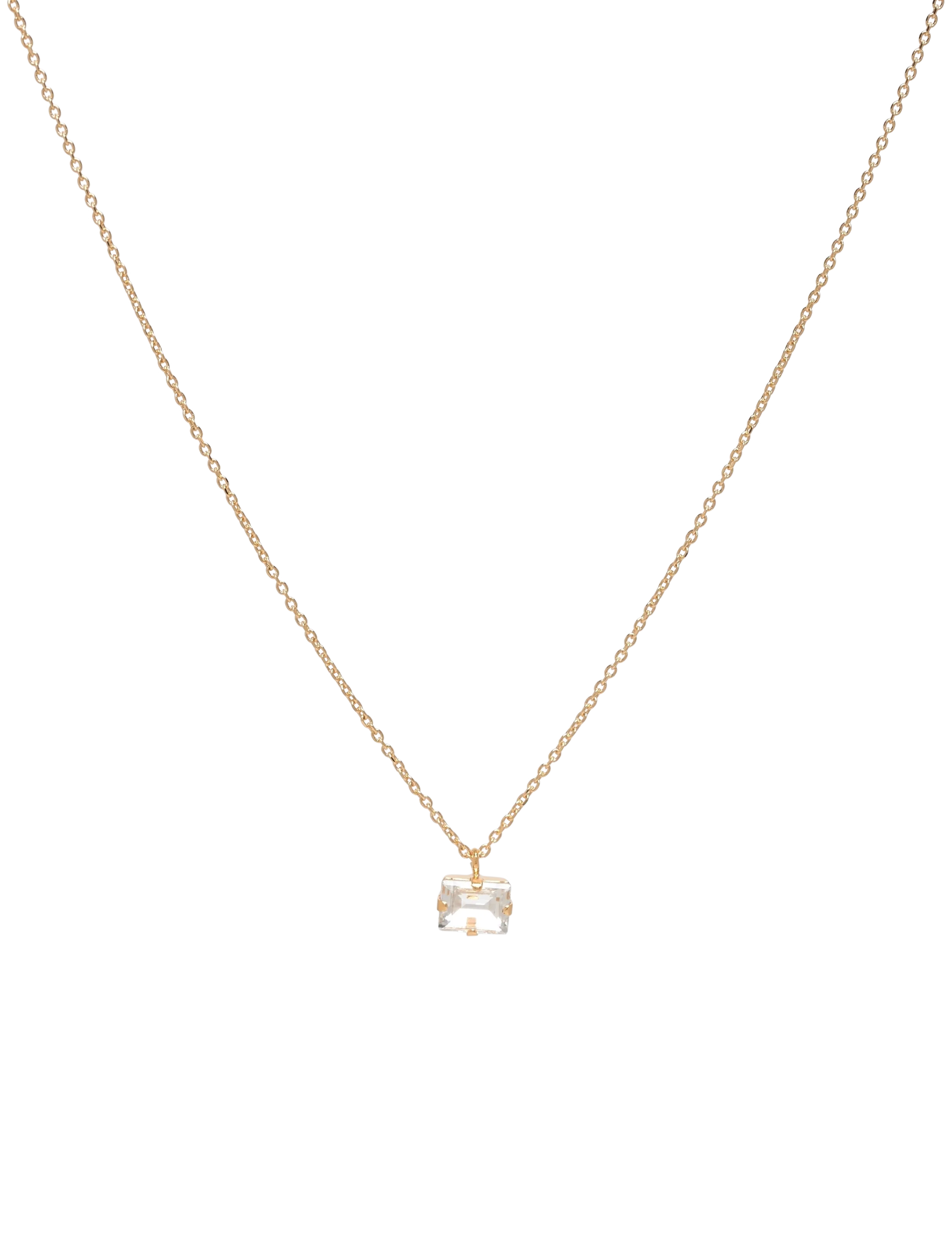 Caroline Svedbom DIORA STUD NECKLACEGOLD - Festtøj - CRYSTAL / gold