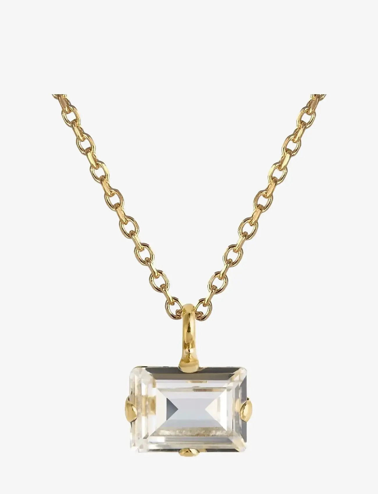 Caroline Svedbom - DIORA STUD NECKLACEGOLD - ripatsiga kaelakeed - crystal - 2