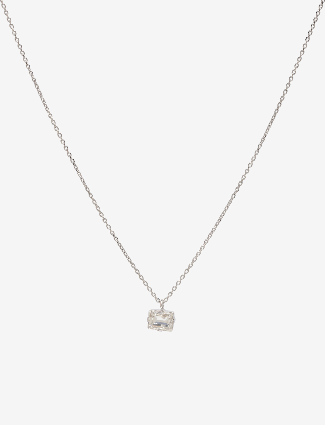 Caroline Svedbom - DIORA STUD NECKLACERHODIUM - halskæder med vedhæng - crystal - 0