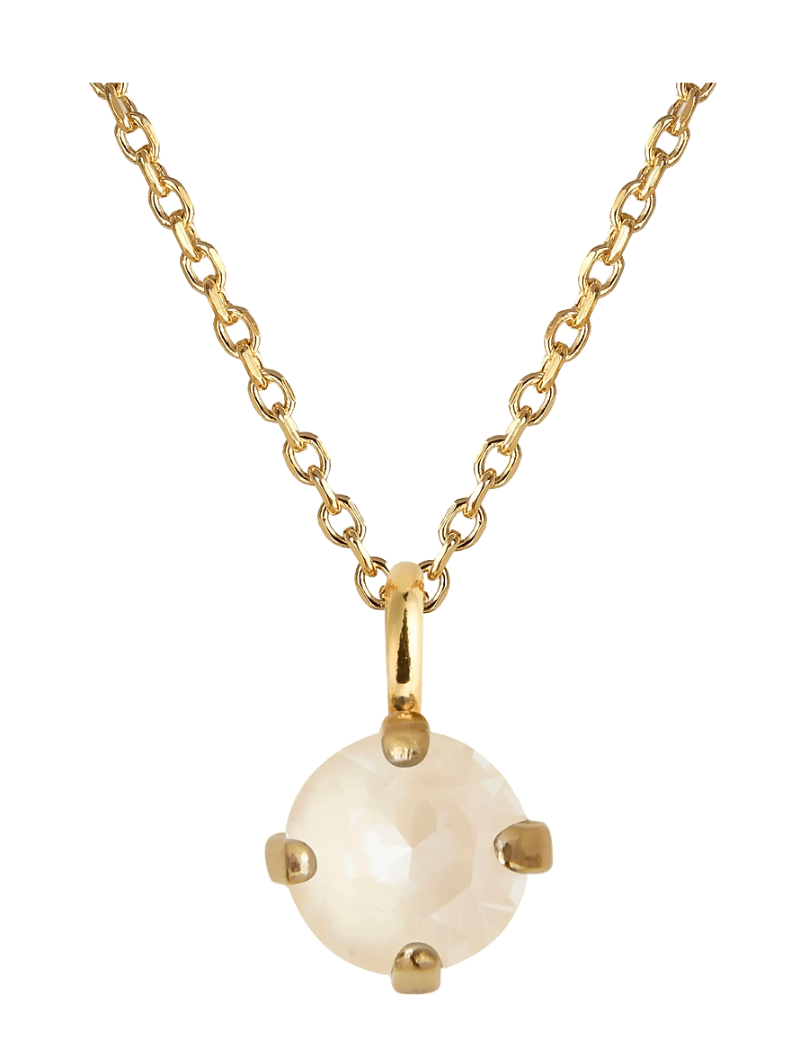 Caroline Svedbom - NATTI STUD NECKLACEGOLD - ripatsiga kaelakeed - linen ignite - 1