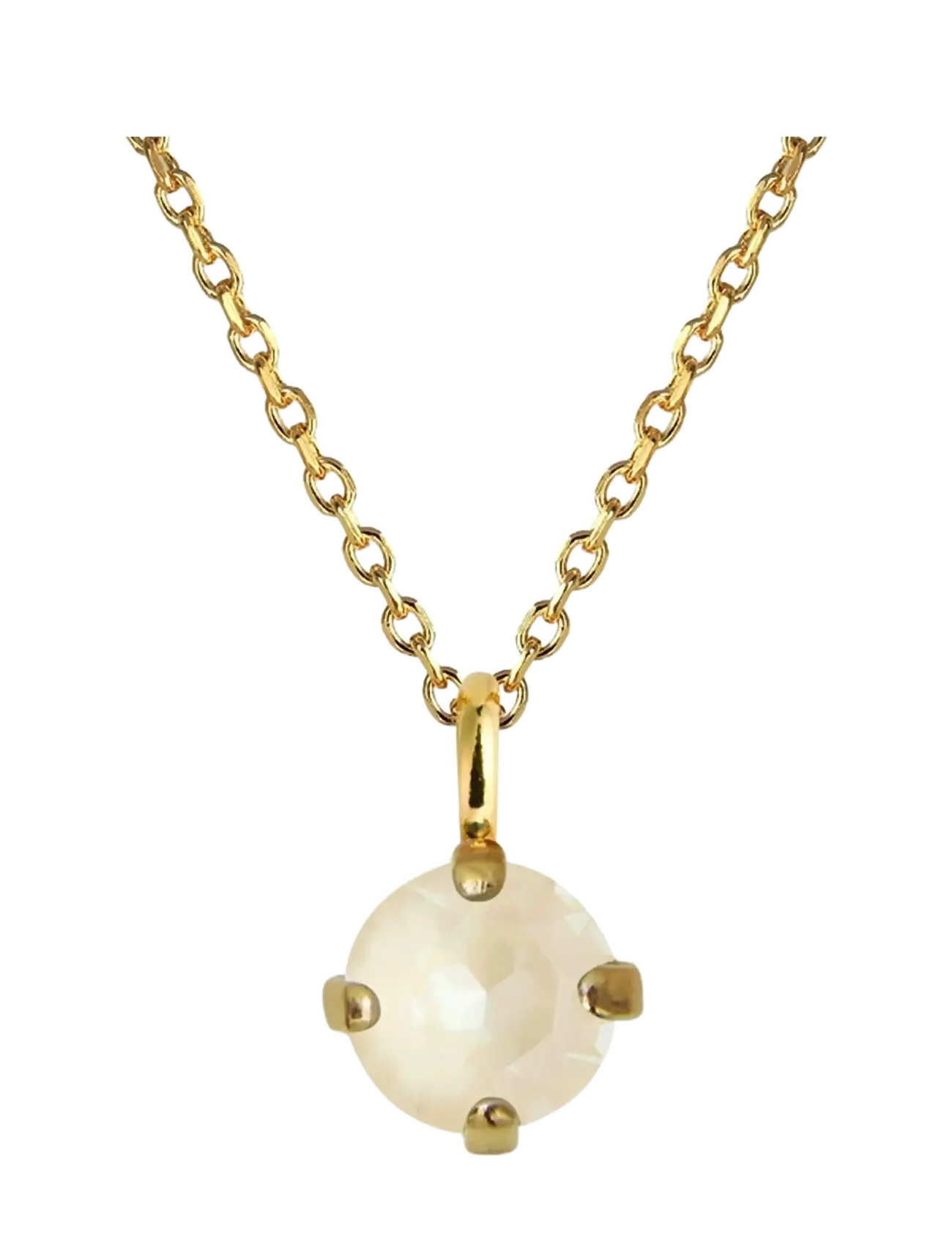 Caroline Svedbom - NATTI STUD NECKLACEGOLD - halsband med hänge - linen ignite - 2