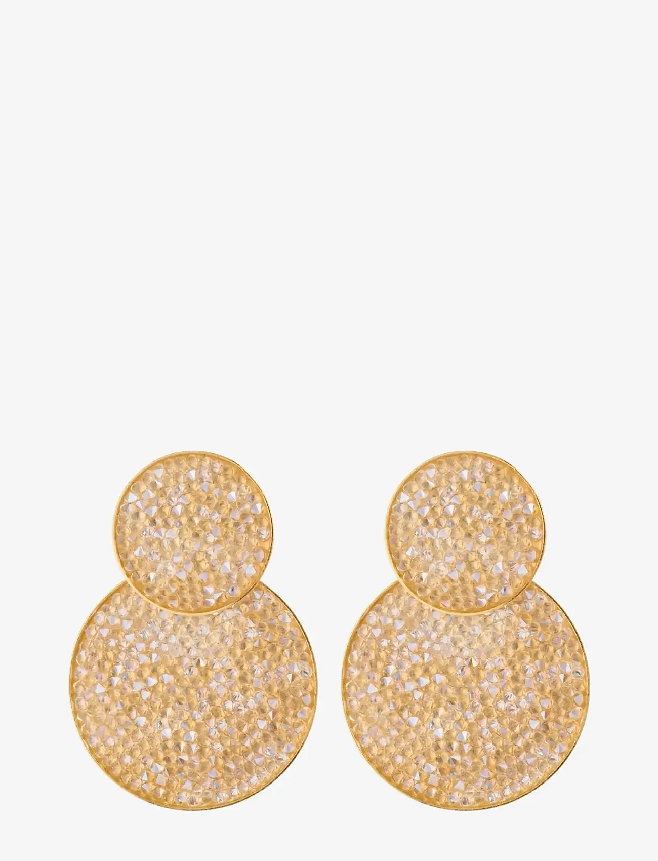 Caroline Svedbom - LIORA EARRINGS GOLD - statement øreringe - moonlight - 1