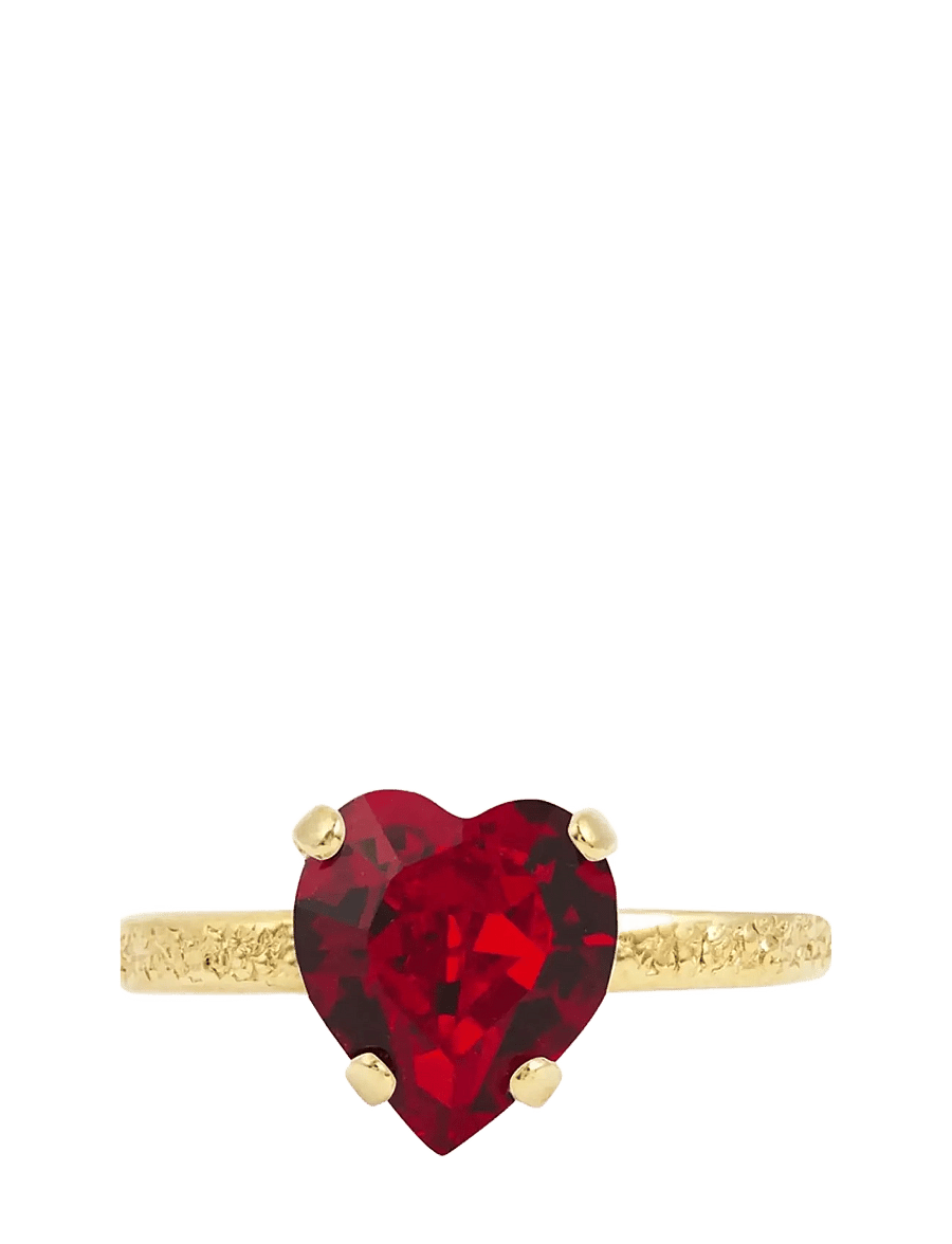 Caroline Svedbom - HEART RING GOLD - ringer - light siam - 1