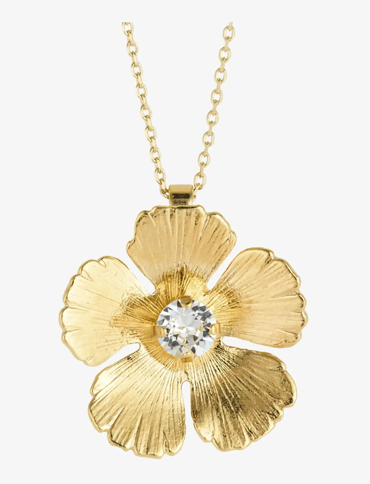 Caroline Svedbom - MINI ANEMONE NECKLACE GOLD - statement halskæder - crystal - 1