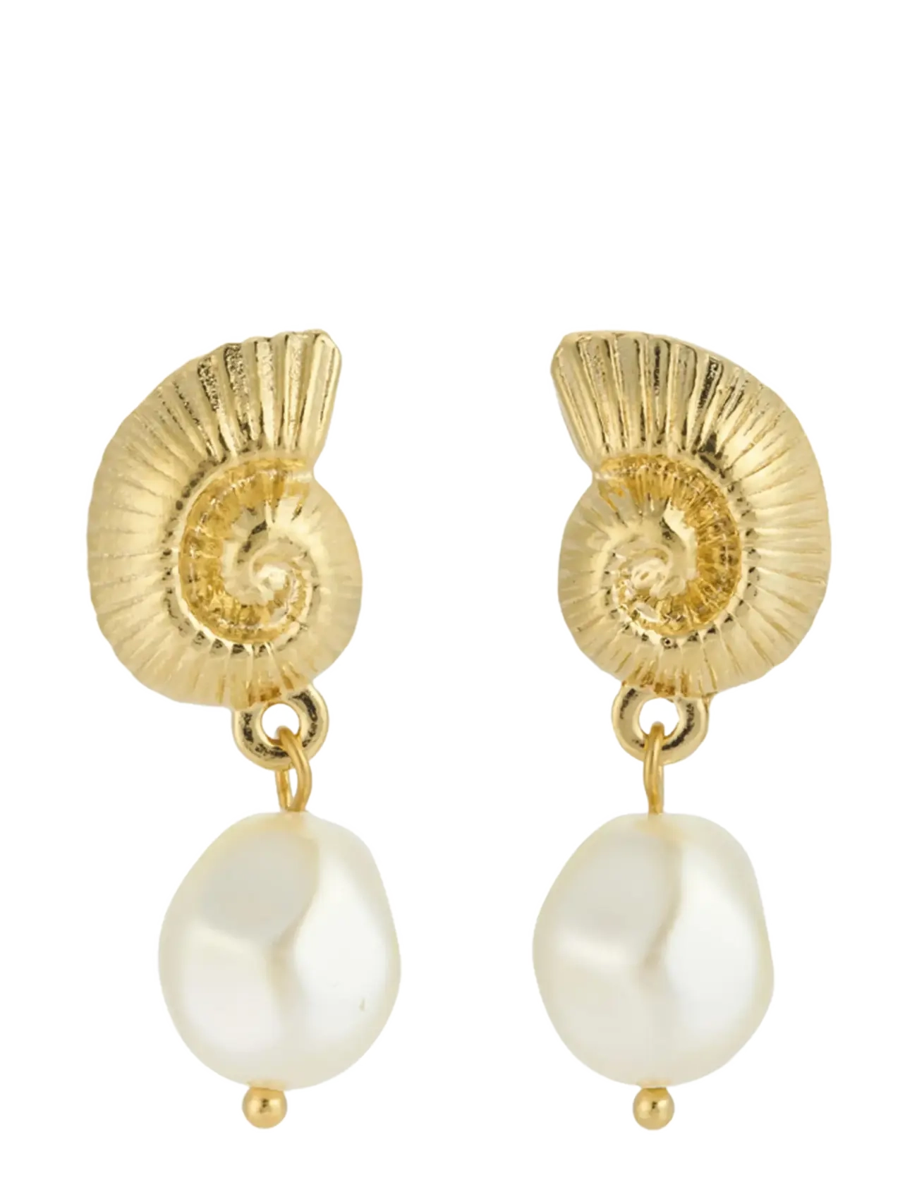 Caroline Svedbom SEADORA EARRINGS GOLD - Visa allt - PEARL / gold