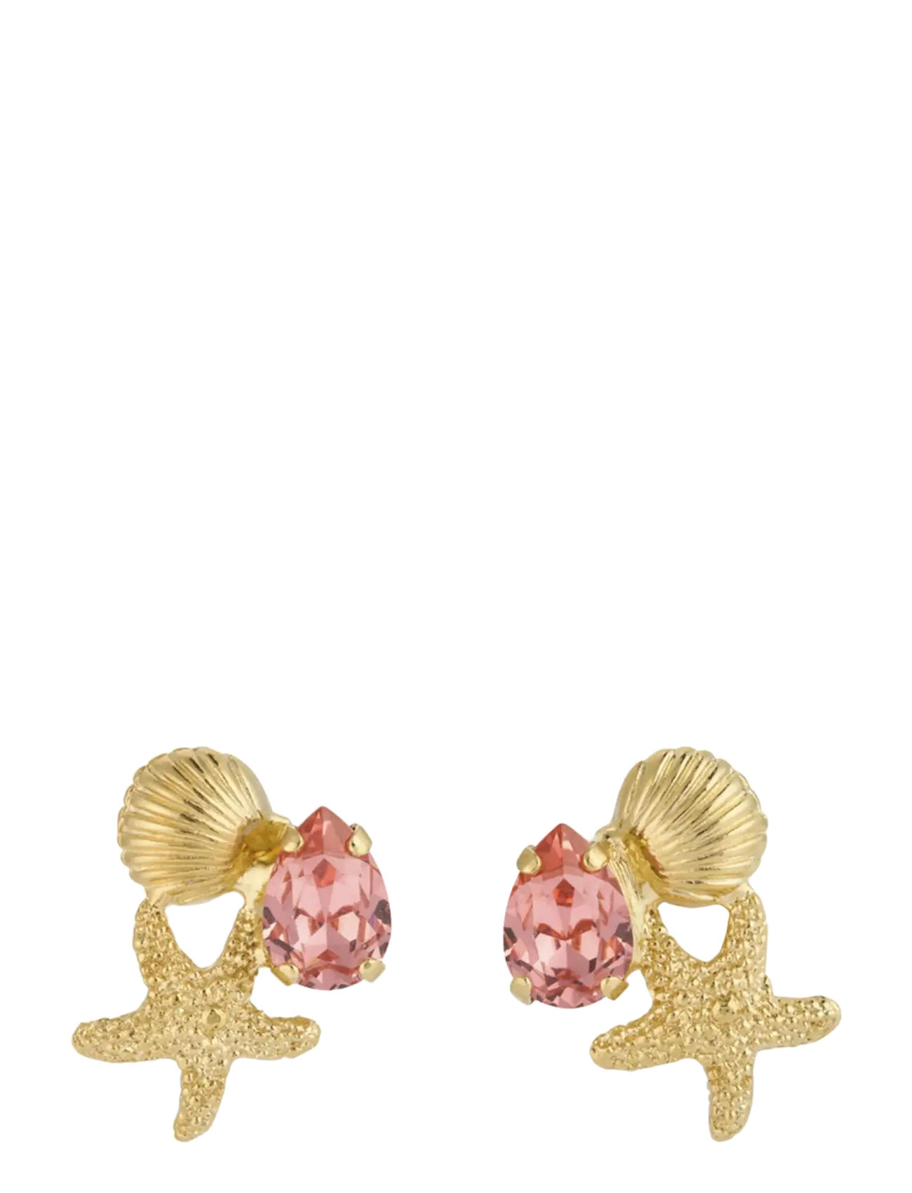 Caroline Svedbom SEASCAPE EARRINGS GOLD - Caroline Svedbom - ROSE PEACH / gold