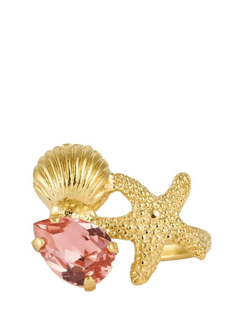 Caroline Svedbom - SEASCAPE RING GOLD - ringar - rose peach - 1