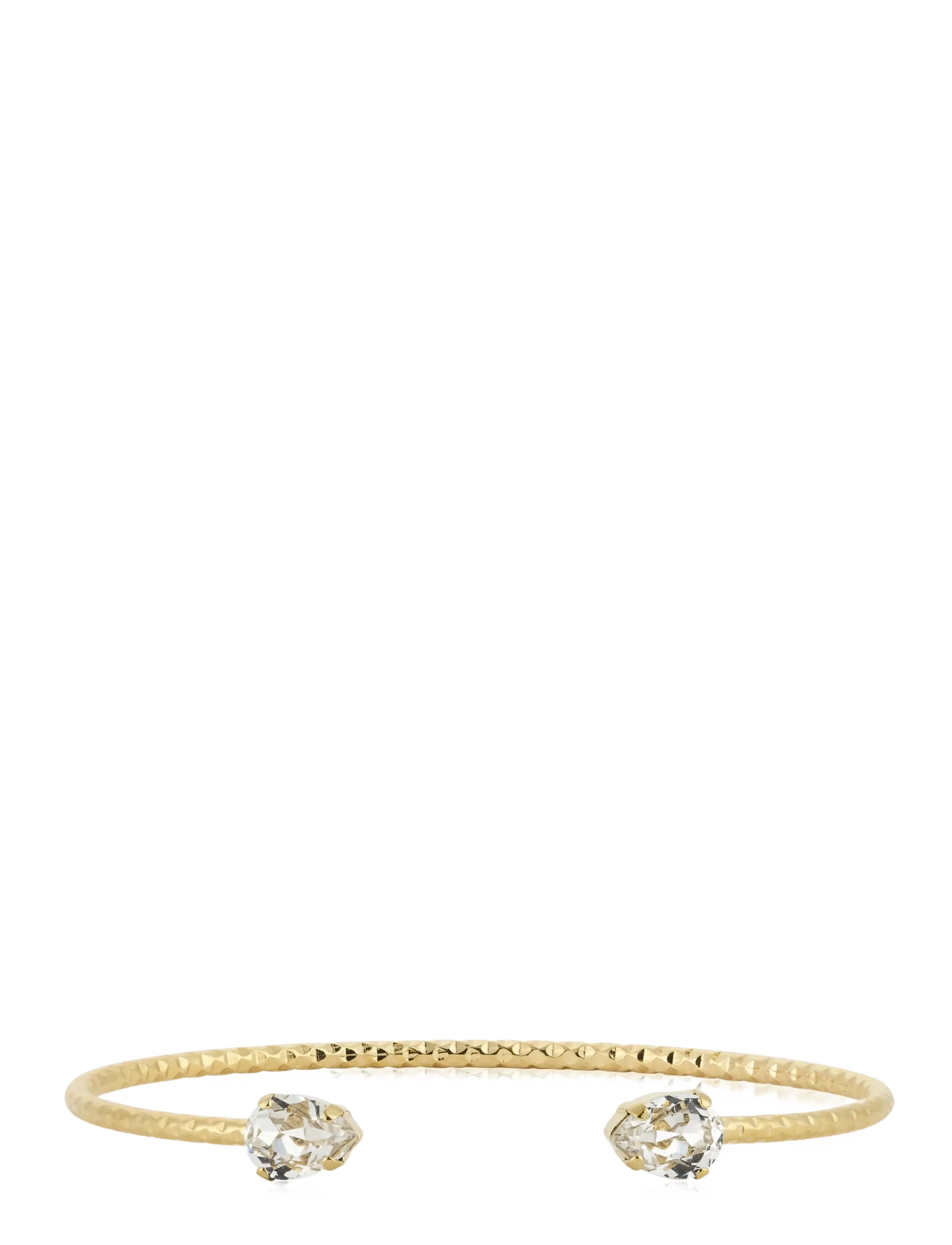 Caroline Svedbom AMELIA BRACELET GOLD - Ikdienas stils - CRYSTAL / gold
