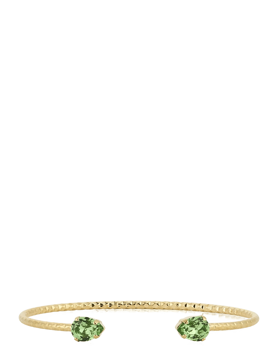 Caroline Svedbom - AMELIA BRACELET GOLD - bangles-armband - recreated peridot - 1