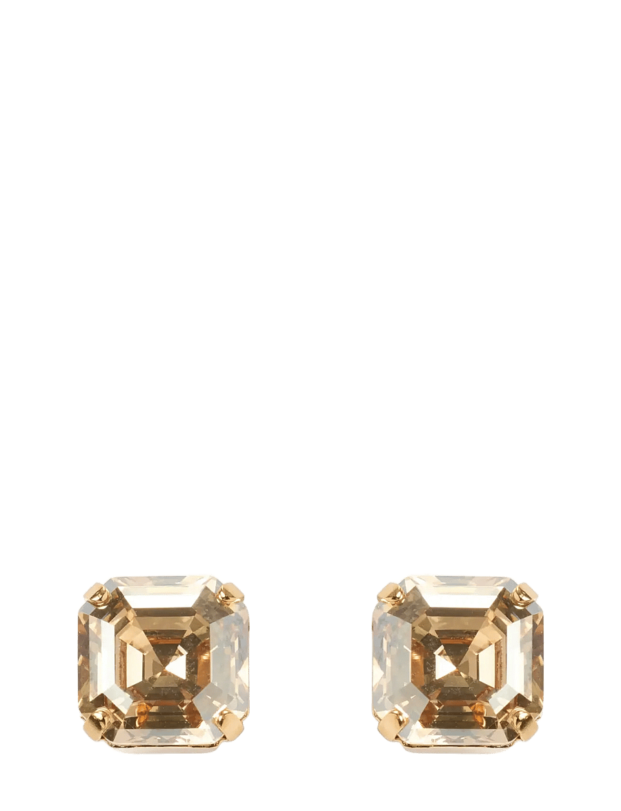 Caroline Svedbom - EVE STUD EARRINGS GOLD - studs örhängen - golden shadow - 1