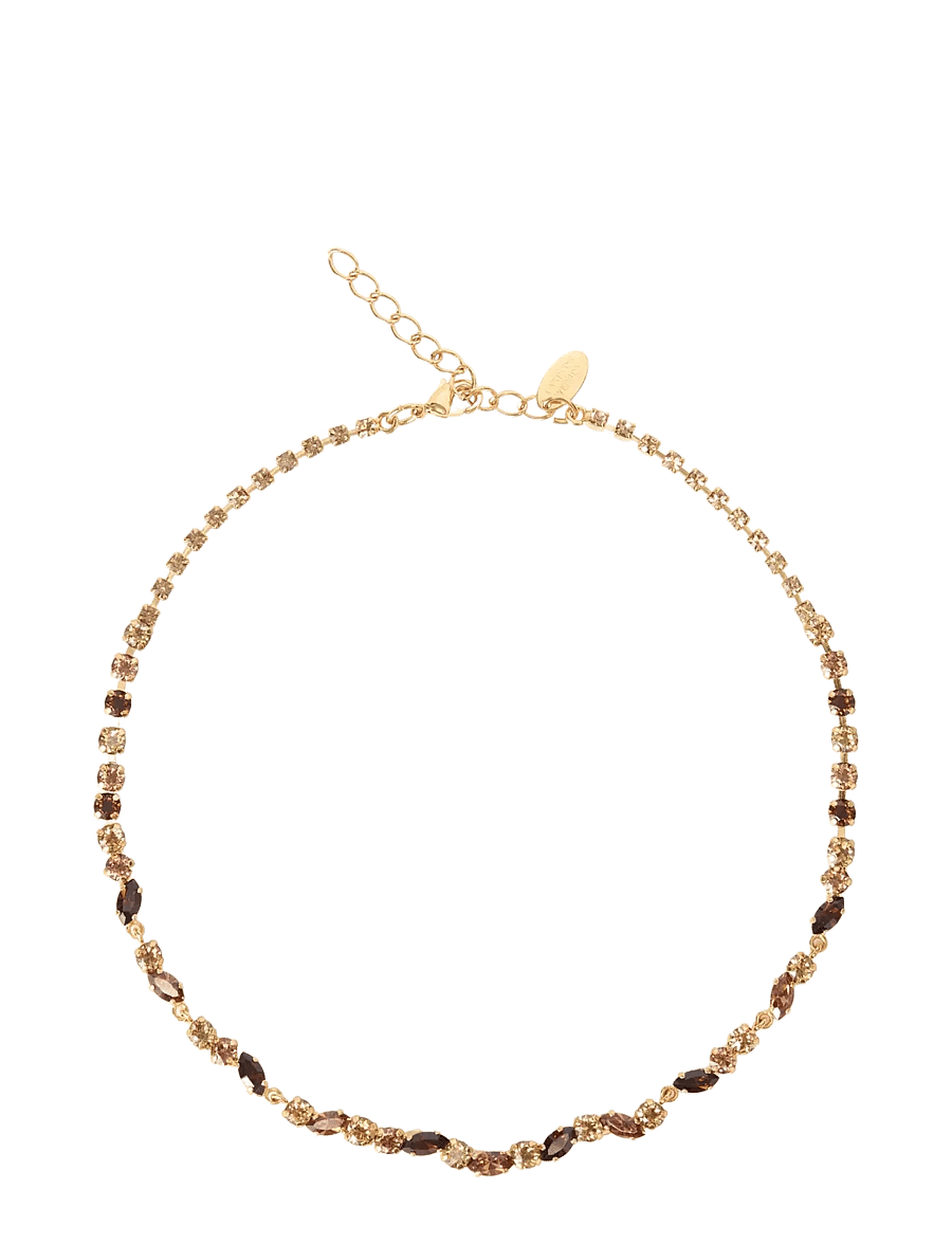 Caroline Svedbom - ALELIA NECKLACE GOLD - armbånd - rec topaz combo - 1