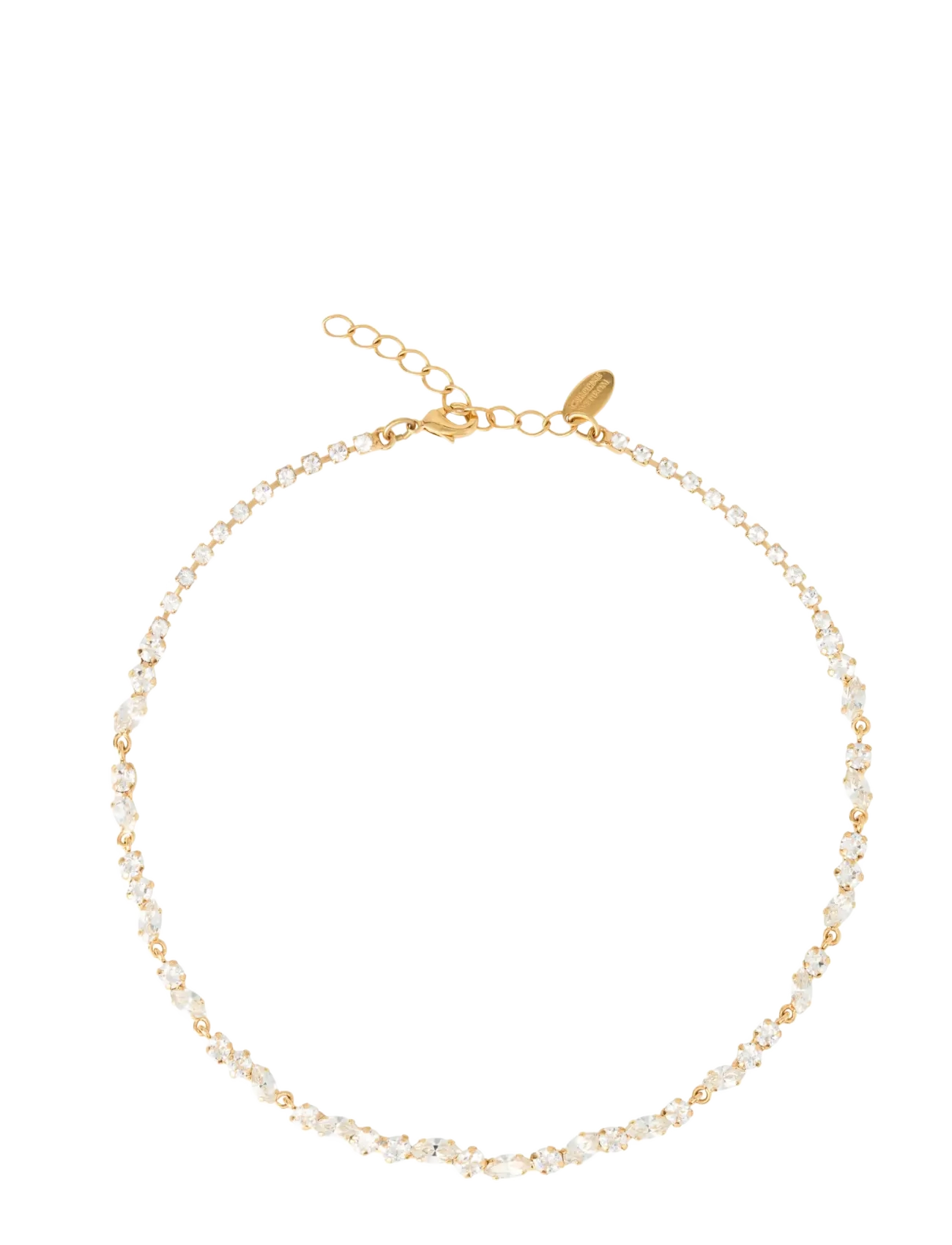 Caroline Svedbom ALELIA NECKLACE GOLD - Accessories - CRYSTAL / gold