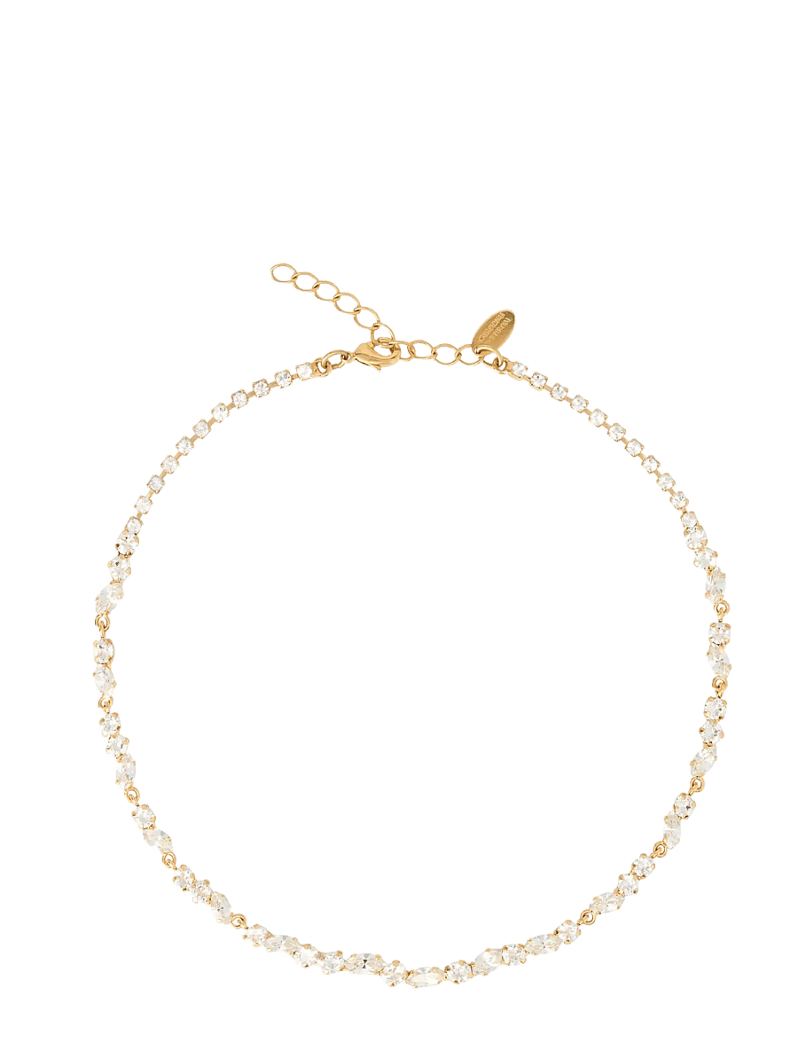 Caroline Svedbom - ALELIA NECKLACE GOLD - halskæder - crystal - 1