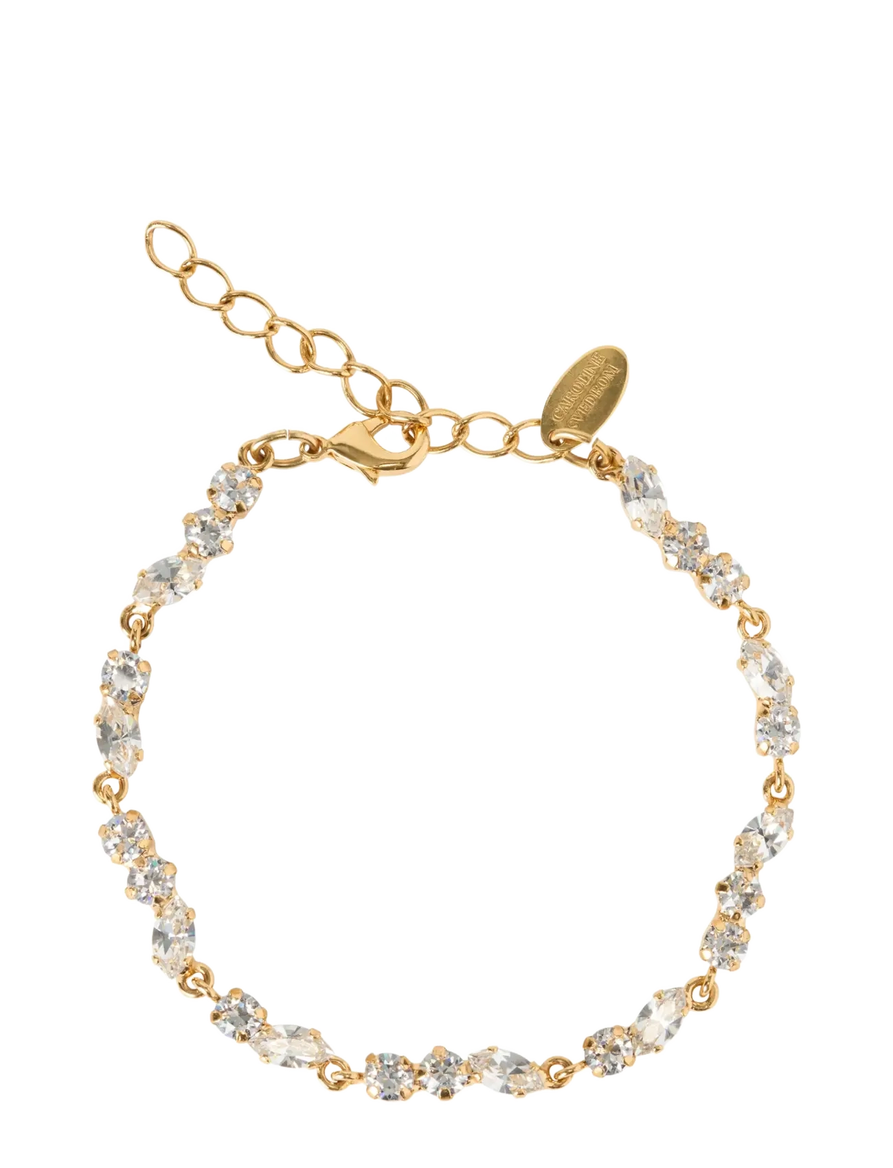 Caroline Svedbom ALELIA BRACELET GOLD - Armband - CRYSTAL / gold