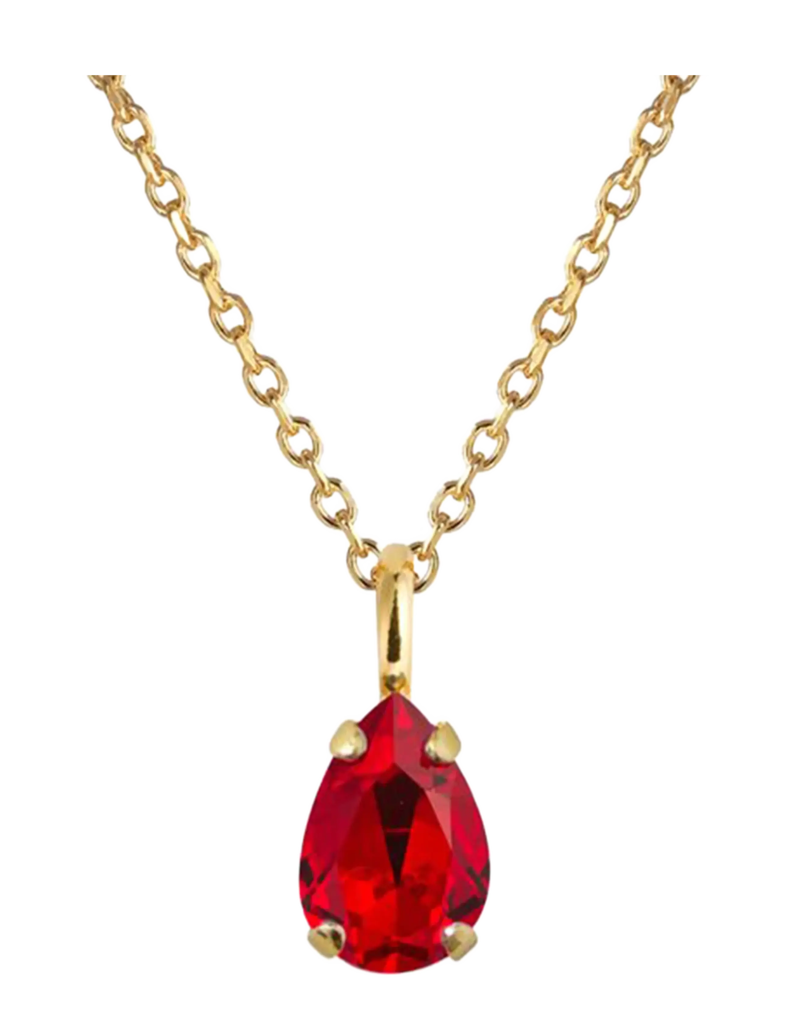 Caroline Svedbom CHILDHOOD BIRTHSTONE NECKLACE GOLD - Julegaver til kvinder - JANUARY / gold