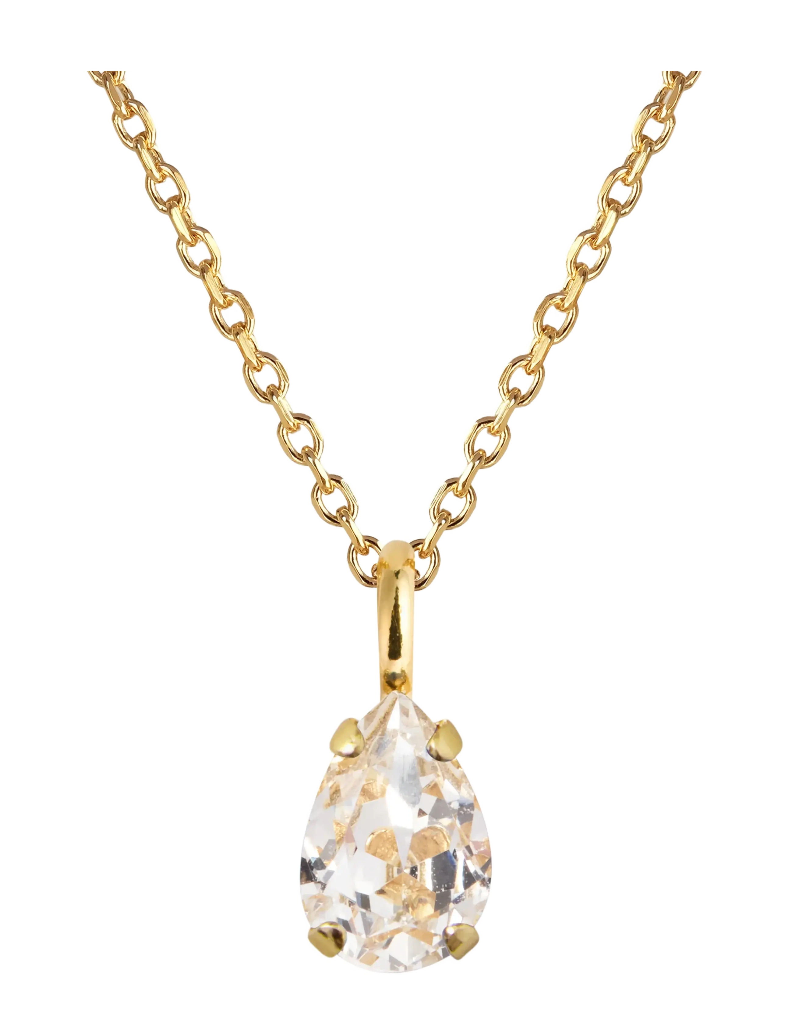 Caroline Svedbom CHILDHOOD BIRTHSTONE NECKLACE GOLD - Smykker - APRIL / gold