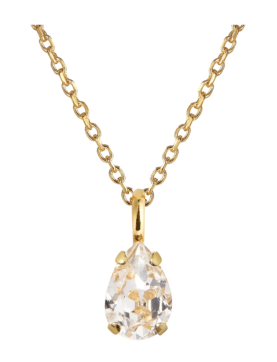 Caroline Svedbom - CHILDHOOD BIRTHSTONE NECKLACE GOLD - kedjehalsband - april - 1