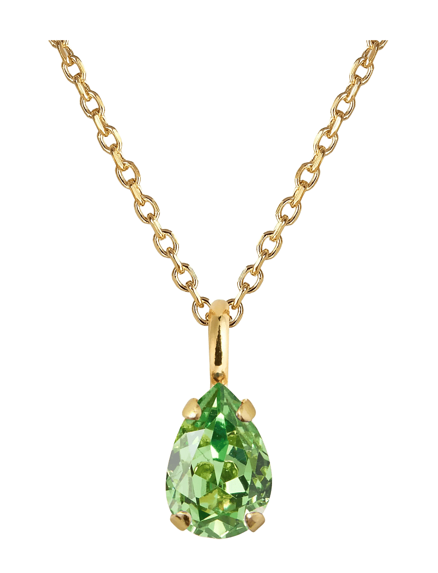 Caroline Svedbom - CHILDHOOD BIRTHSTONE NECKLACE GOLD - kedjehalsband - august - 1