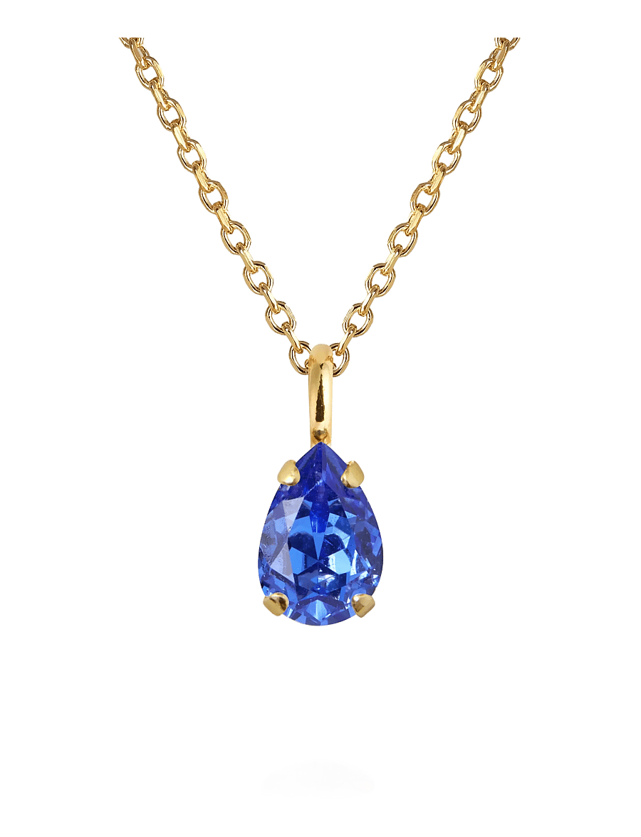 Caroline Svedbom - CHILDHOOD BIRTHSTONE NECKLACE GOLD - kedjehalsband - september - 1