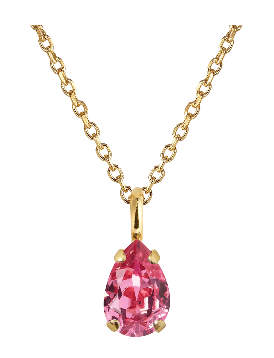 Caroline Svedbom - CHILDHOOD BIRTHSTONE NECKLACE GOLD - kedjehalsband - october - 1