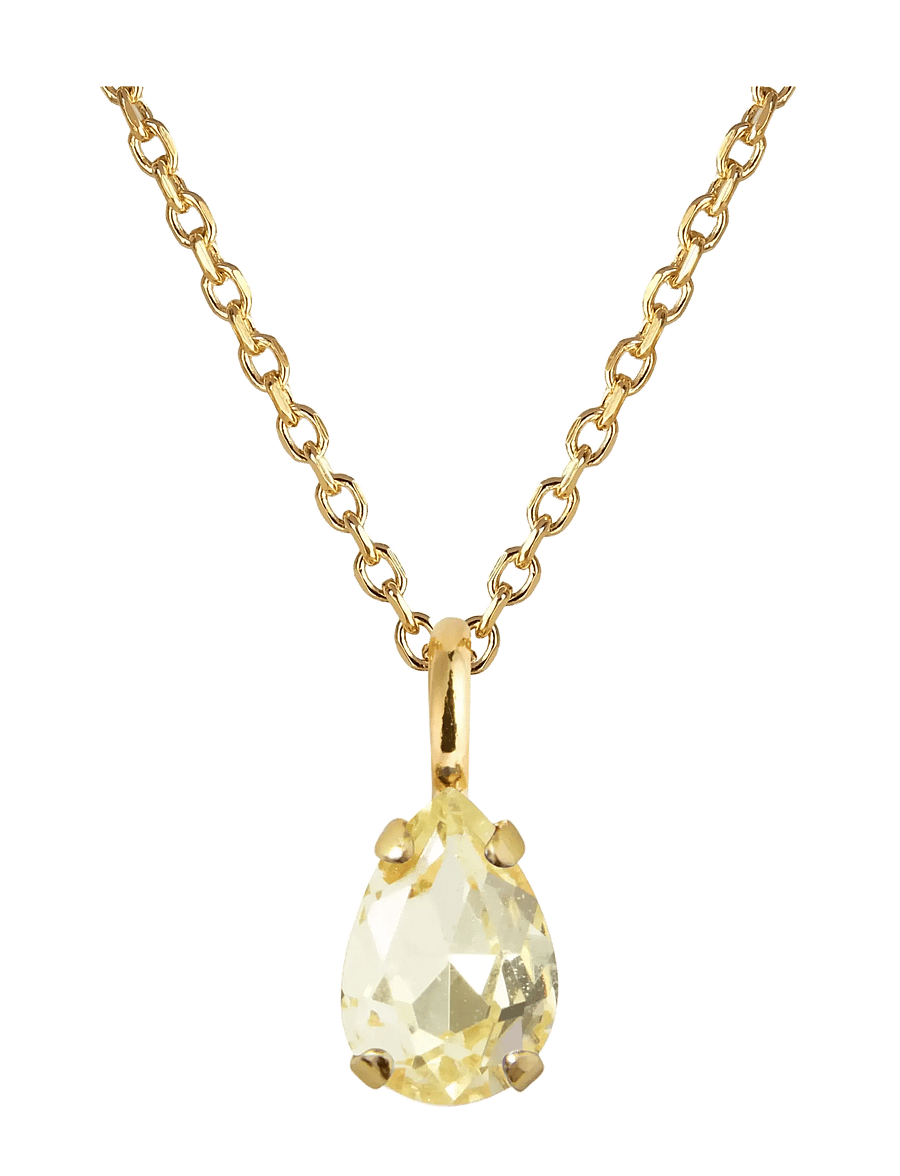 Caroline Svedbom - CHILDHOOD BIRTHSTONE NECKLACE GOLD - kedjehalsband - november - 1