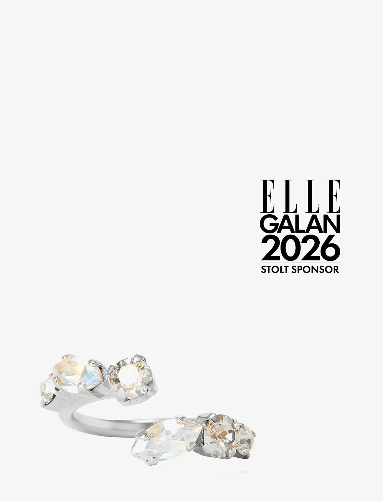 Caroline Svedbom - ALELIA RING RHODIUM - ringe - cloud combo - 1