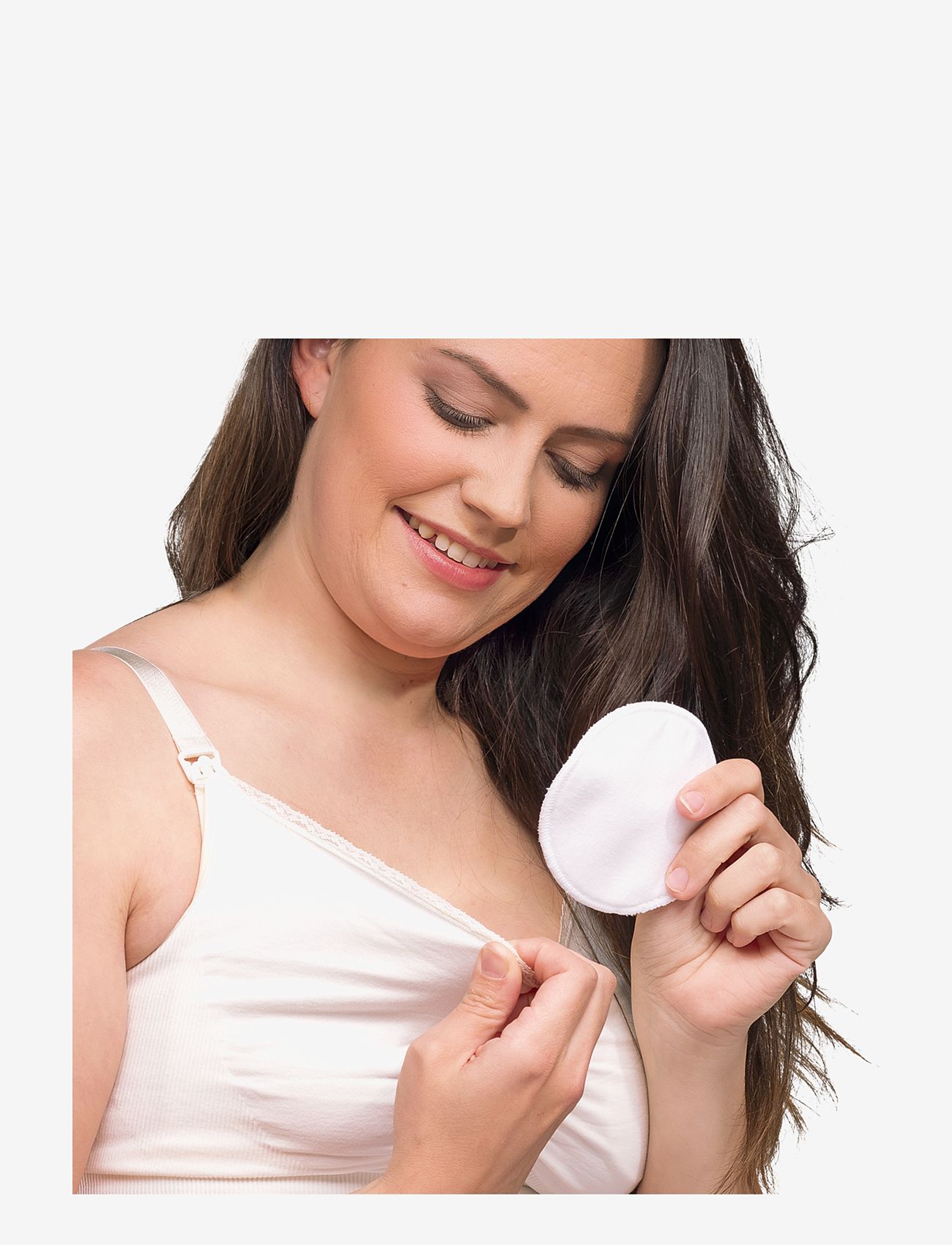 Carriwell - Washable Breast Pads - amme bh - white - 5