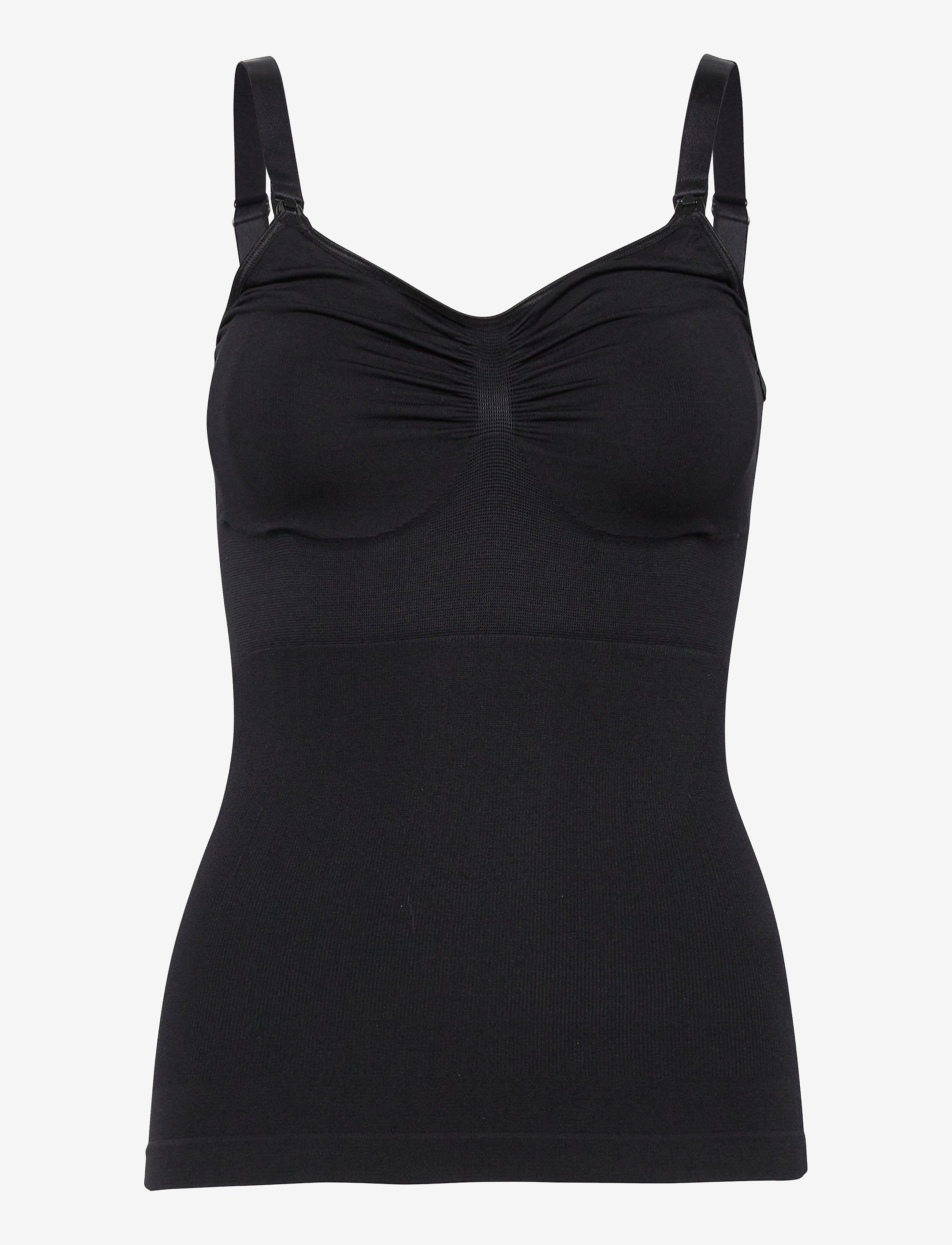 Nursing Top with Shapewear - BLACK