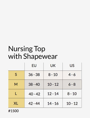 Carriwell - Nursing Top with Shapewear - odzież ciążowa - black - 2