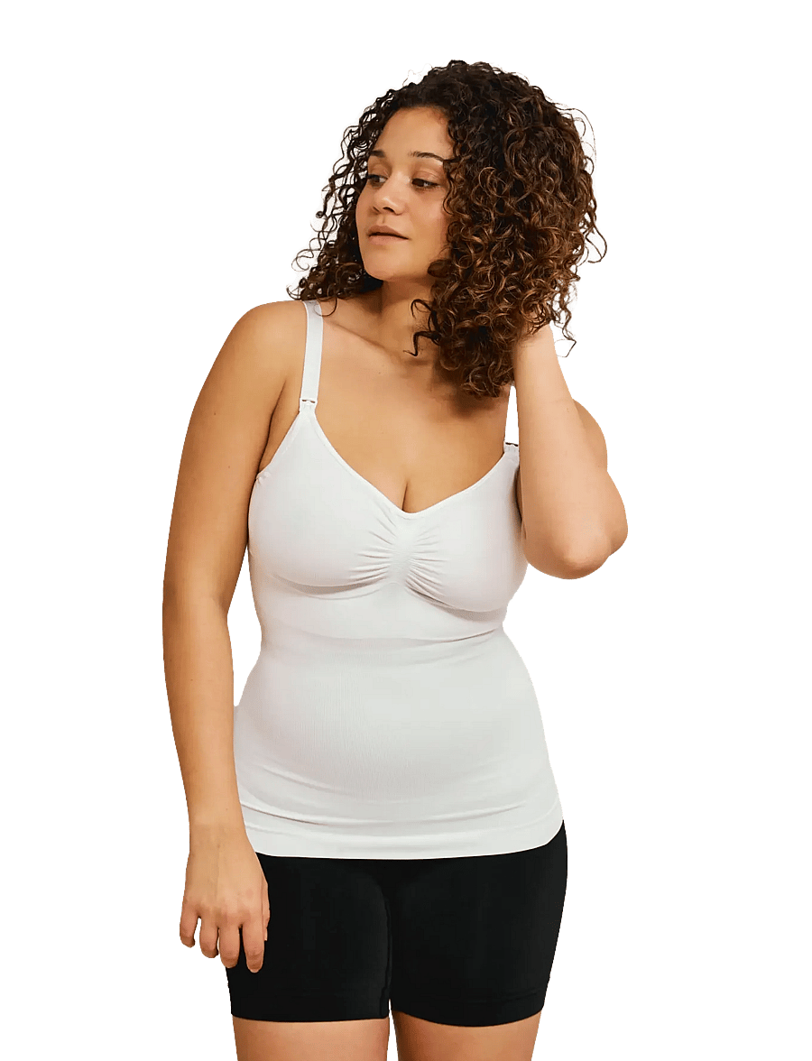 Carriwell - Nursing Top with Shapewear - aluspesu - white - 0