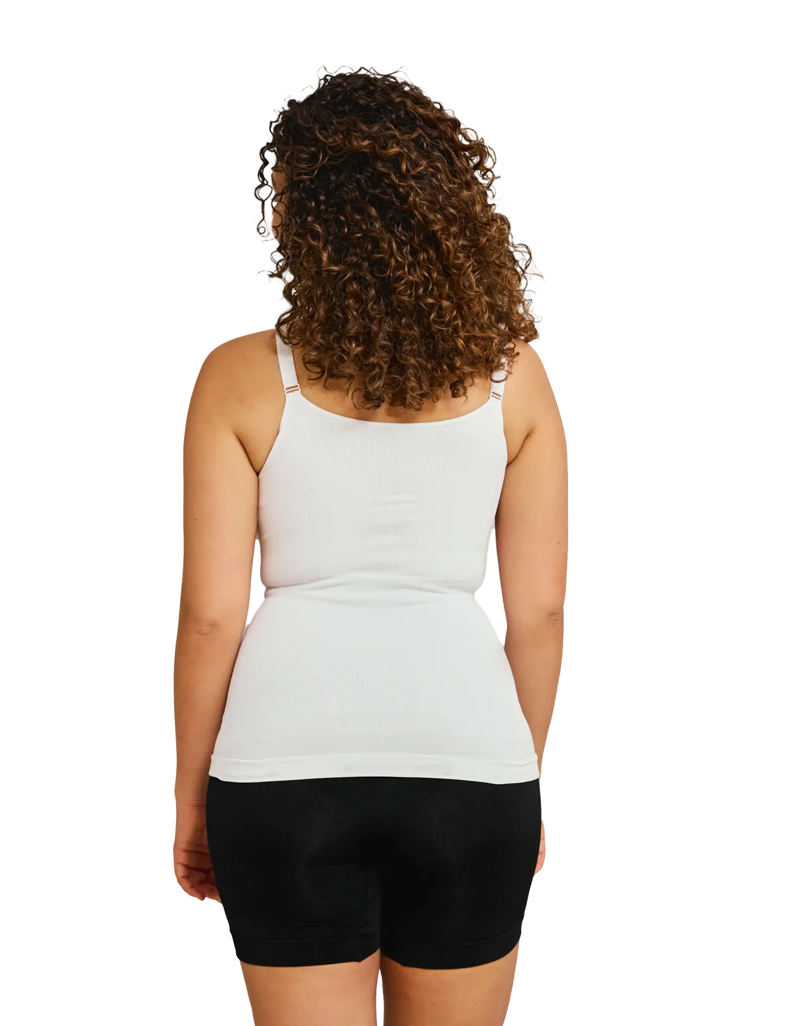 Carriwell - Nursing Top with Shapewear - underkläder - white - 3