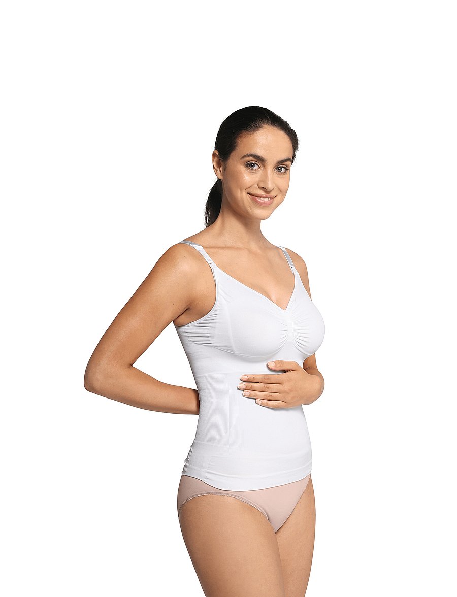 Carriwell - Nursing Top with Shapewear - aluspesu - white - 5