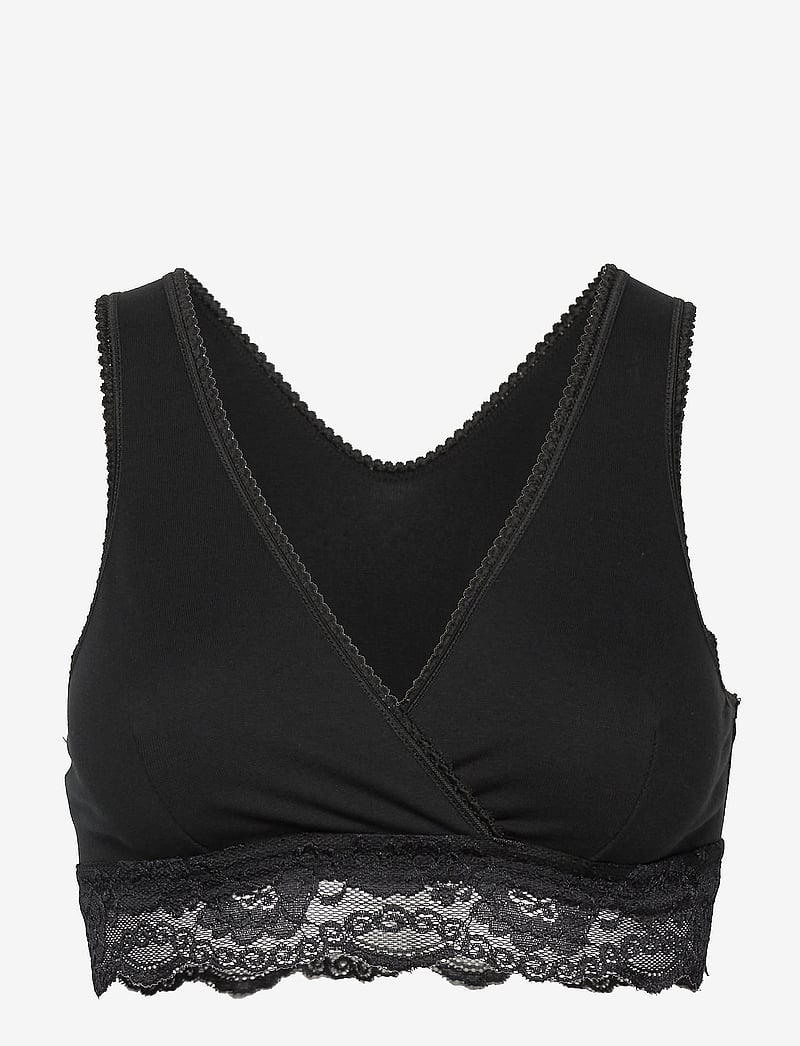Carriwell - Crossover Sleeping Nursing Bra - undertøj - black - 0
