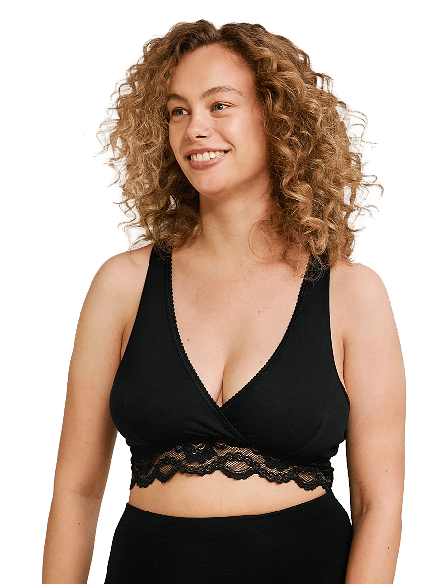 Carriwell - Crossover Sleeping Nursing Bra - alhaisimmat hinnat - black - 0
