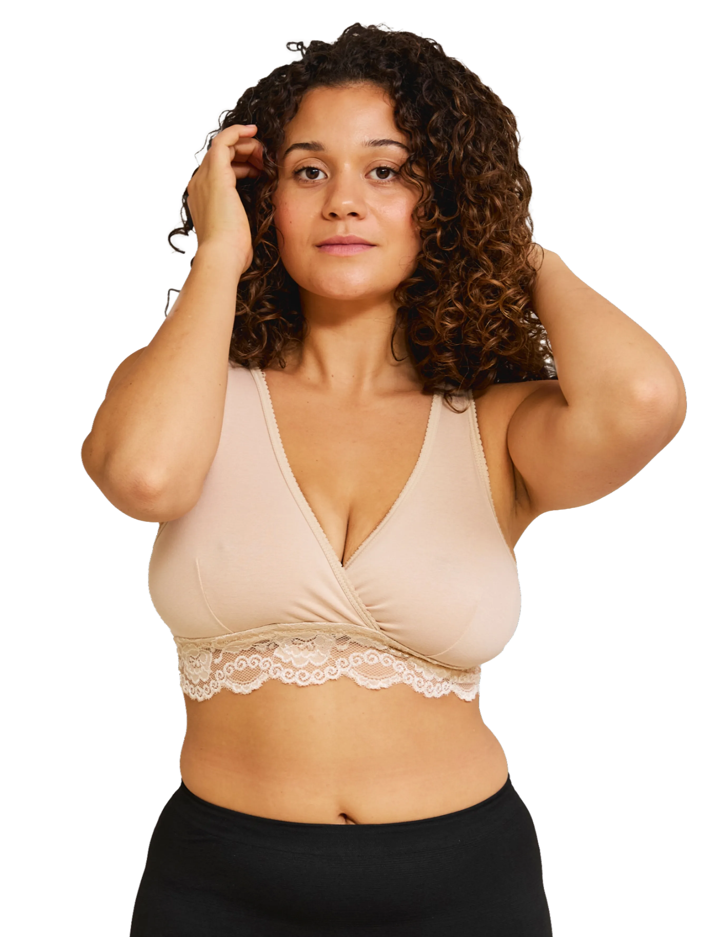 Carriwell Crossover Sleeping Nursing Bra, M, Bras & Oberteile, Beige - Maternity Bras, Frauen