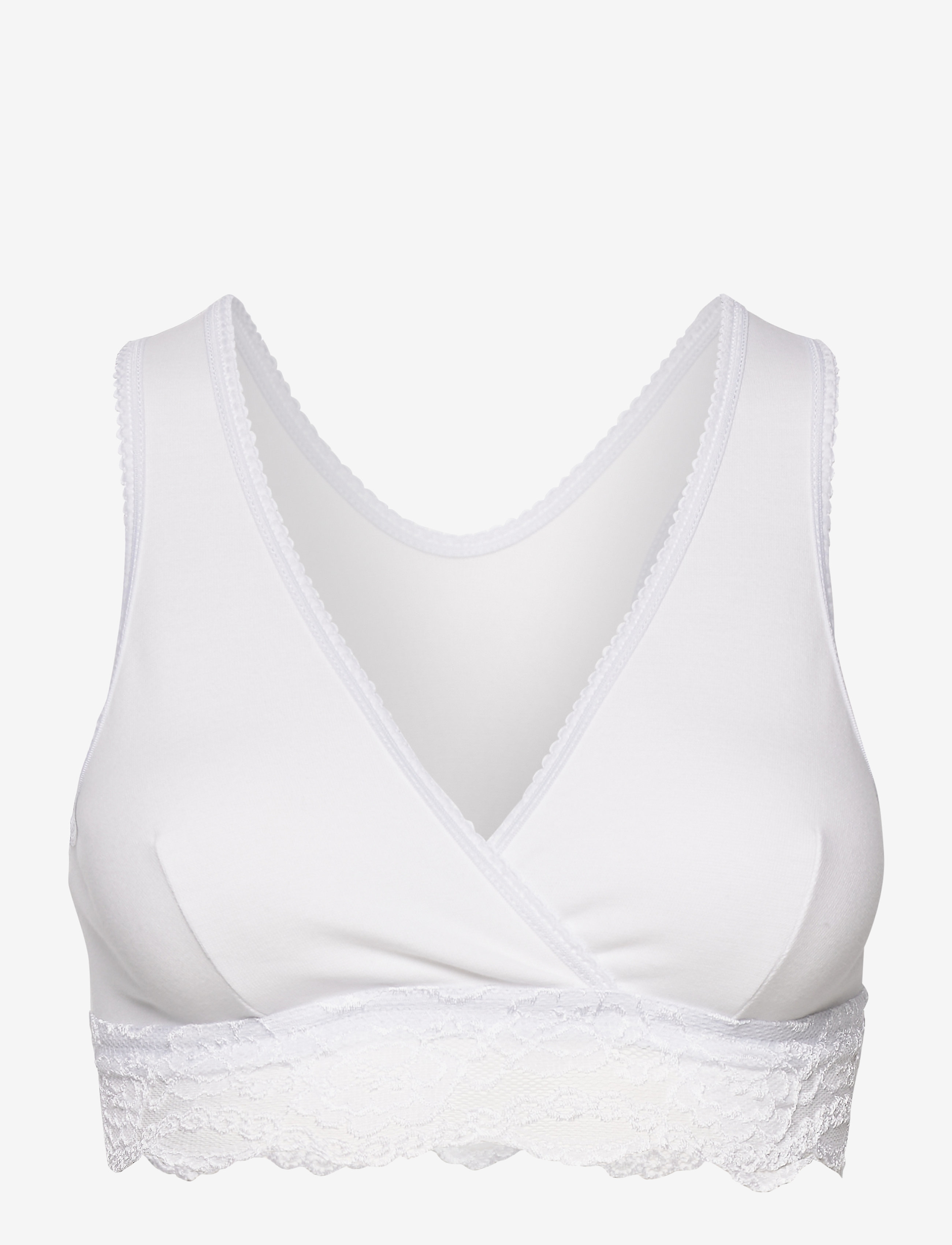Crossover Sleeping & Nursing Bra - WHITE