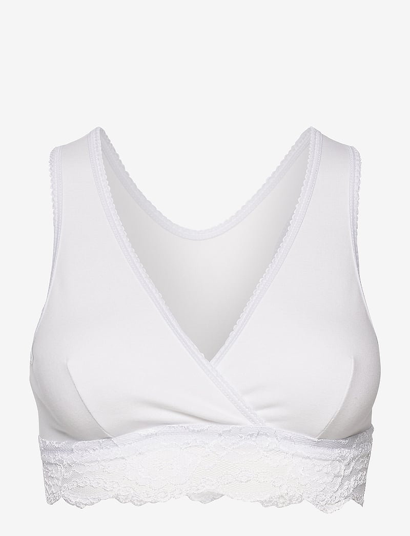 Carriwell - Crossover Sleeping & Nursing Bra - unterwäsche - white - 0