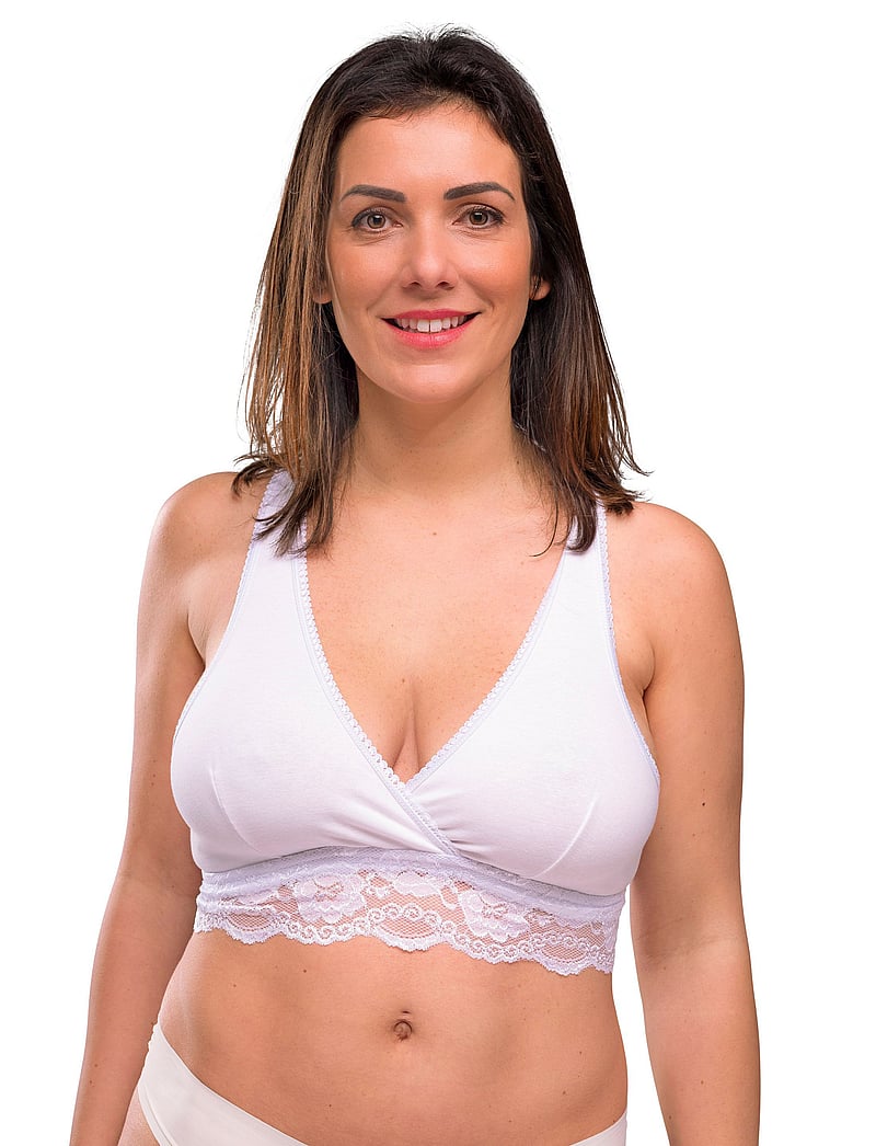 Carriwell - Crossover Sleeping & Nursing Bra - unterwäsche - white - 2