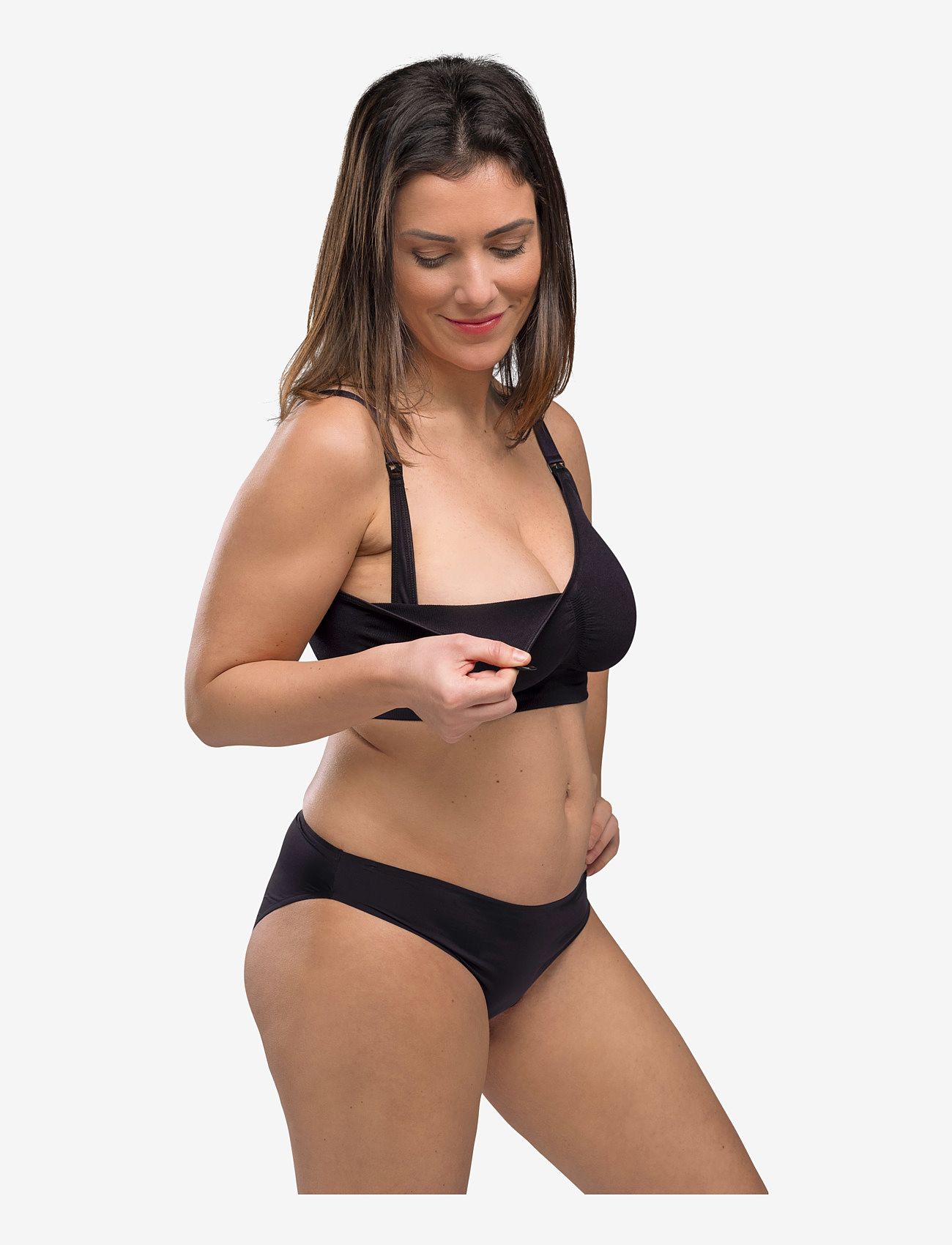 Carriwell - Original Maternity & Nursing Bra - undertøj - black - 4